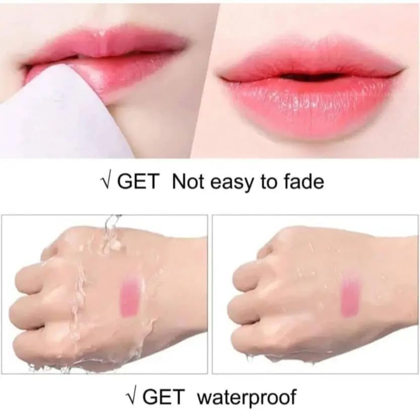 Ice Cream Lip Gloss Moisturizing Cute Lip Gloss for Girls Long Lasting Hydrating Shiny Lip Tint Sweet Candy Style Makeup Gift for Teens Women. (6) - View 3 of 5
