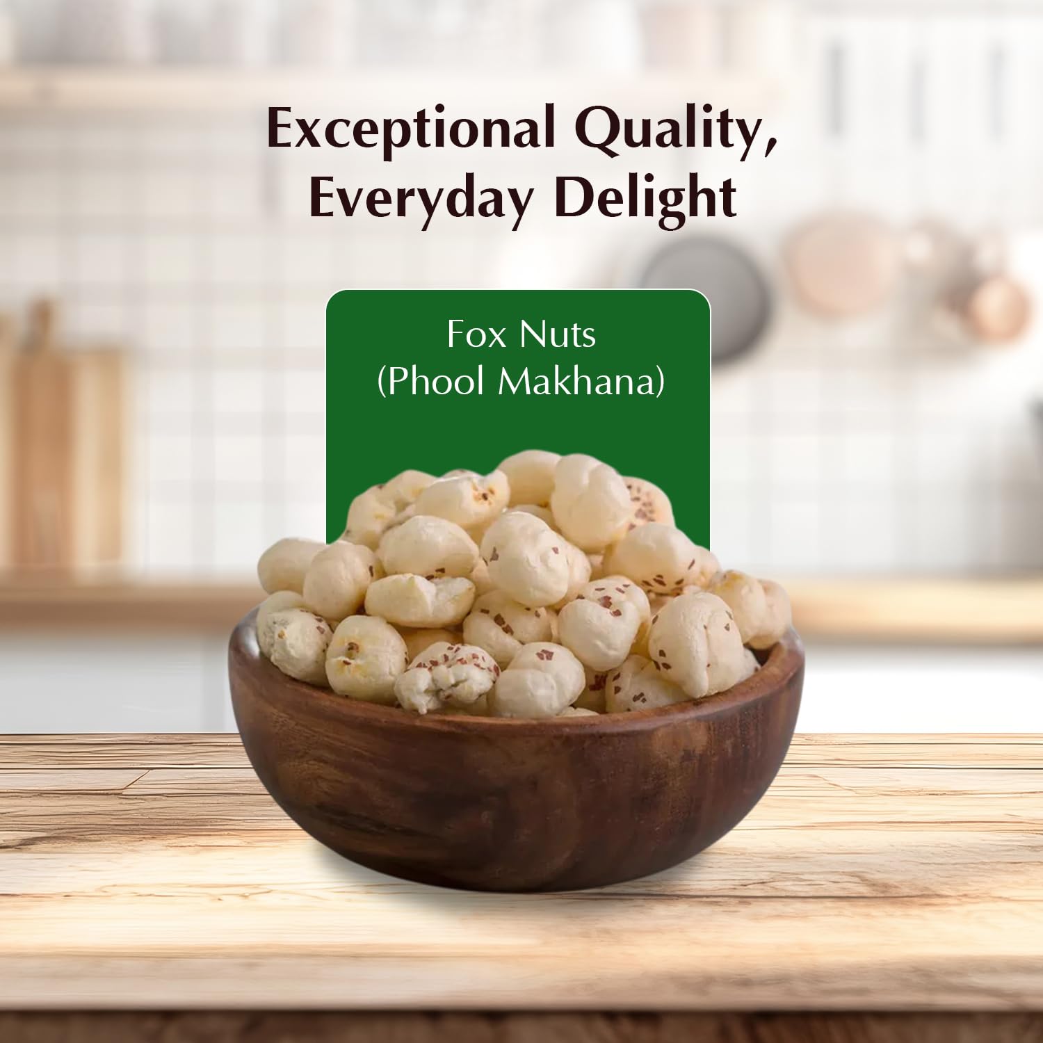 Amazon Brand - Vedaka Fox Nuts (Phool Makhana) | 200 g | Light & Crunchy | No Artificial Flavours & No Preservatives - View 4 of 5