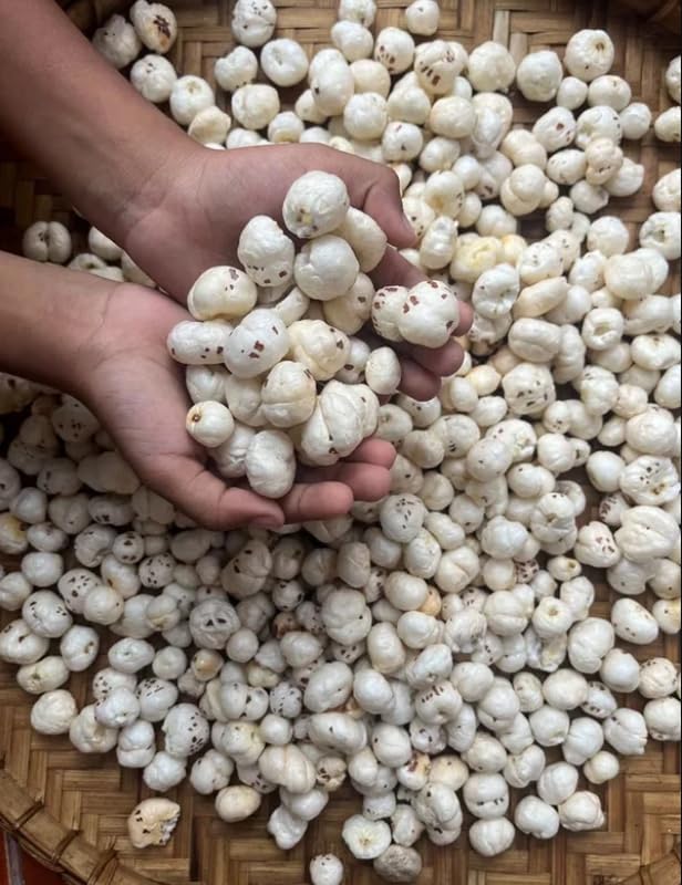 THE NUT LUXURY Phool Makhana 1 kg | Handpicked Size High Protein Fox Nuts/Lotus Seeds | No added Preservatives & No artificial Flavours | High Protein & Fiber - View 2 of 4