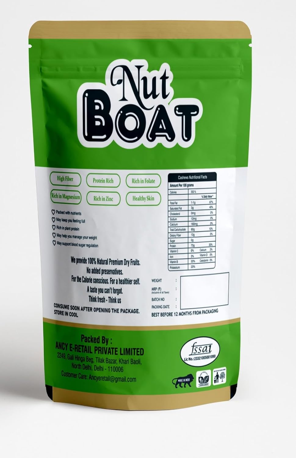 NutBoat Makhana Small Size 400gm (2x200gm) - View 3 of 3