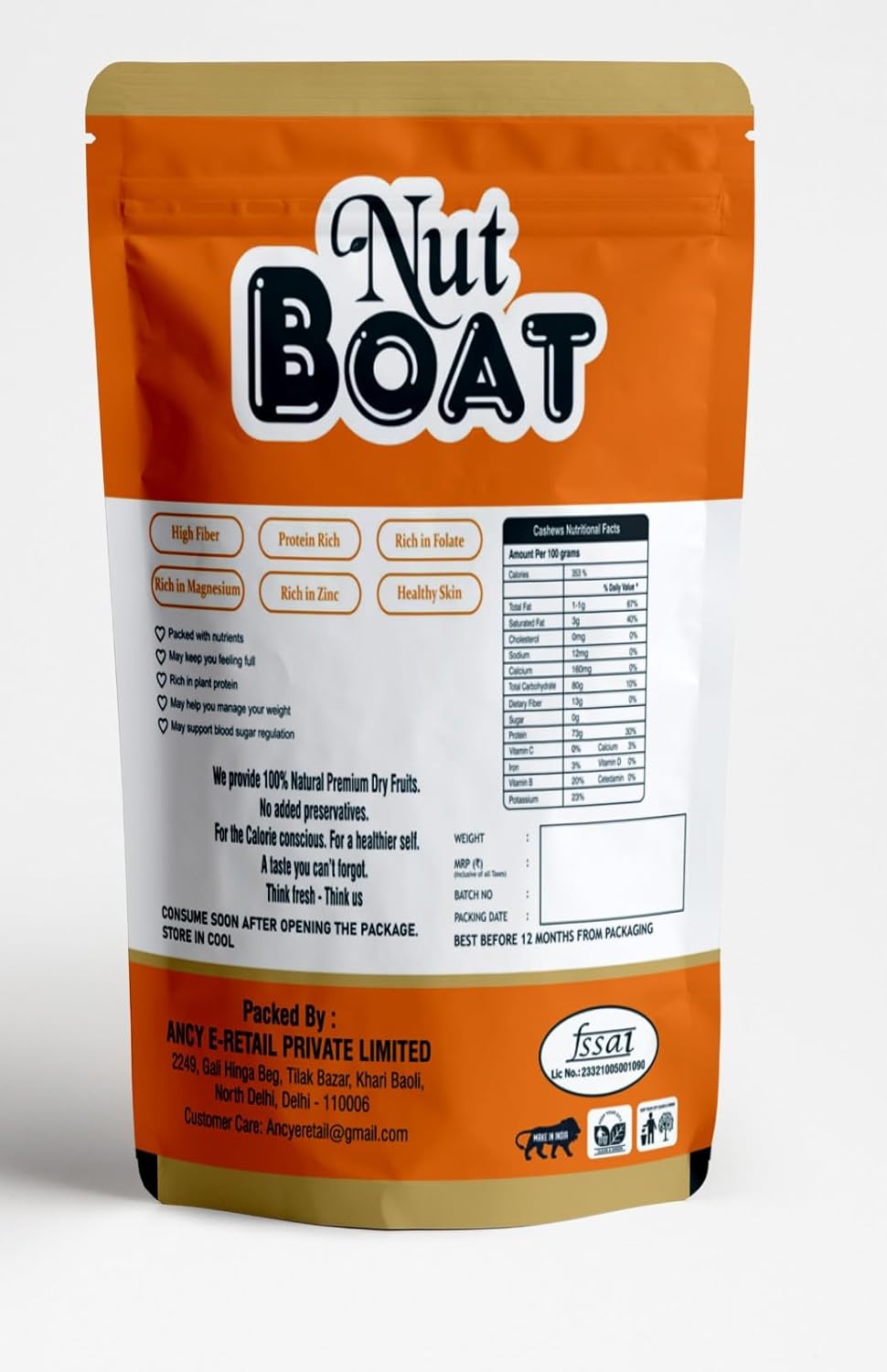 NutBoat Makhana Small Size 500gm (2x250gm) - View 3 of 3