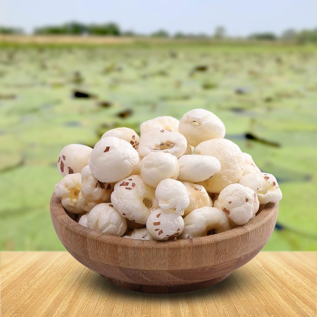 Farmers Studio Makhana 250 gm | Foxnuts/Crunchy Lotus Seeds | Gluten-Free Vegan Snack | High Protein, Low Fat - View 2 of 7