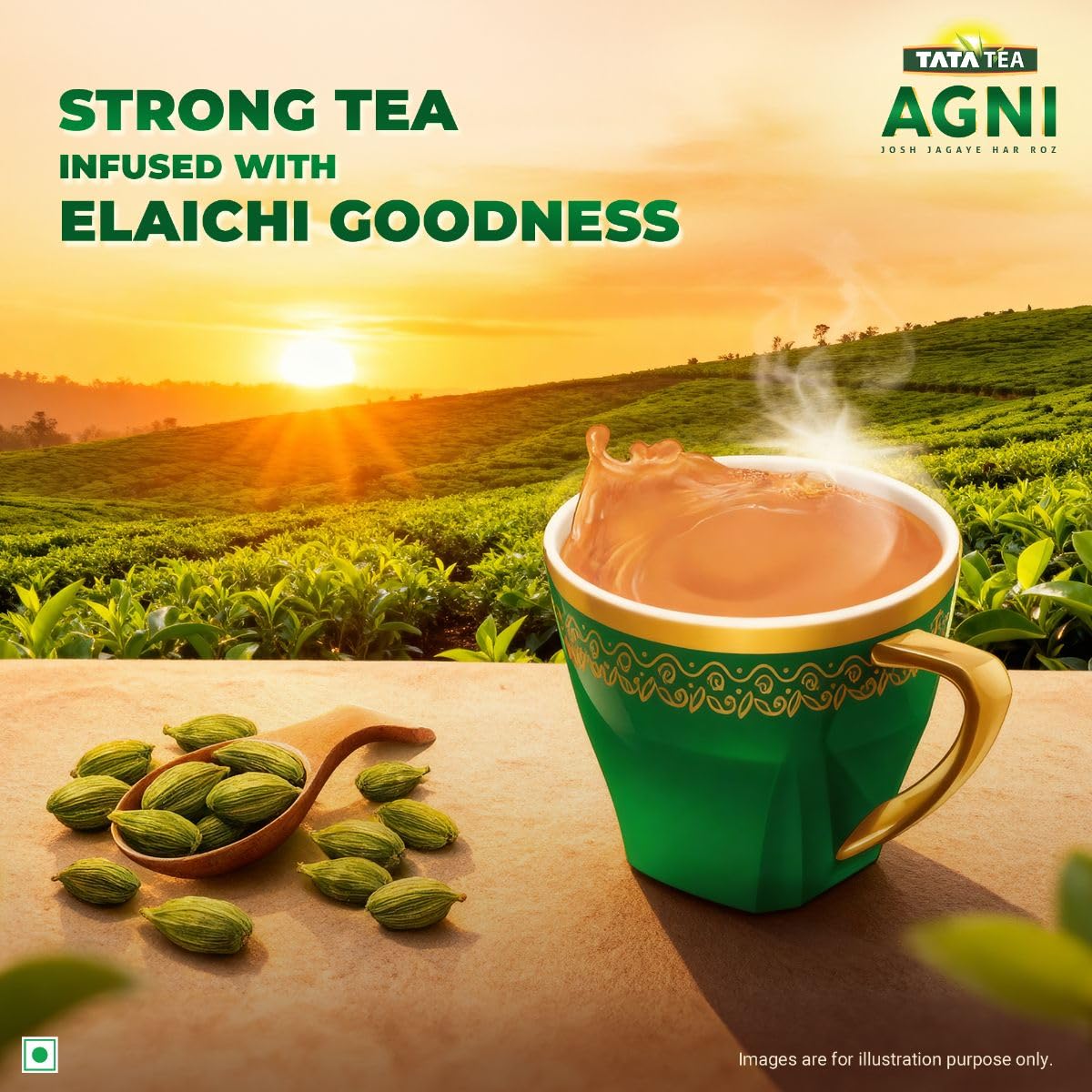TATA TEA AGNI, Elaichi Chai,1Kg,cardamom tea - View 5 of 5