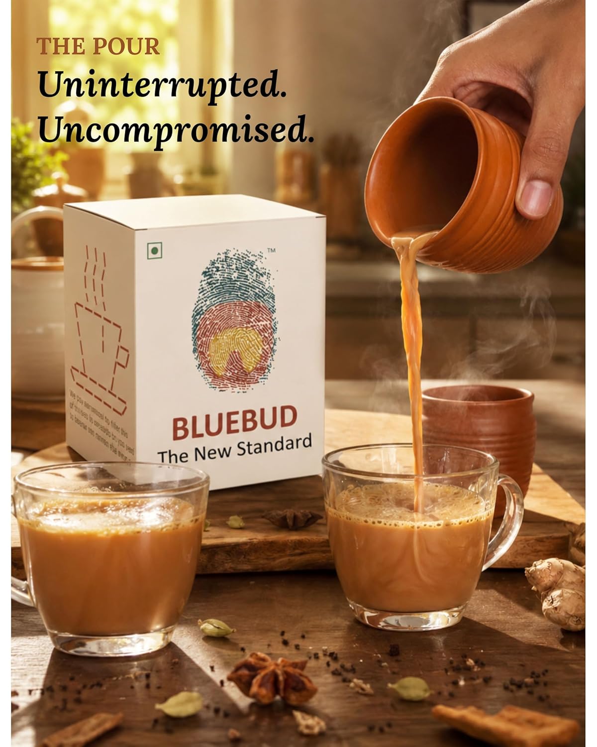BLUEBUD Tea | Premium Assam Chai 500g | Second Flush Seasonal Tea | Single Grade CTC | Loose Factory Chai Patti | Flavourful & Tasty - View 3 of 6