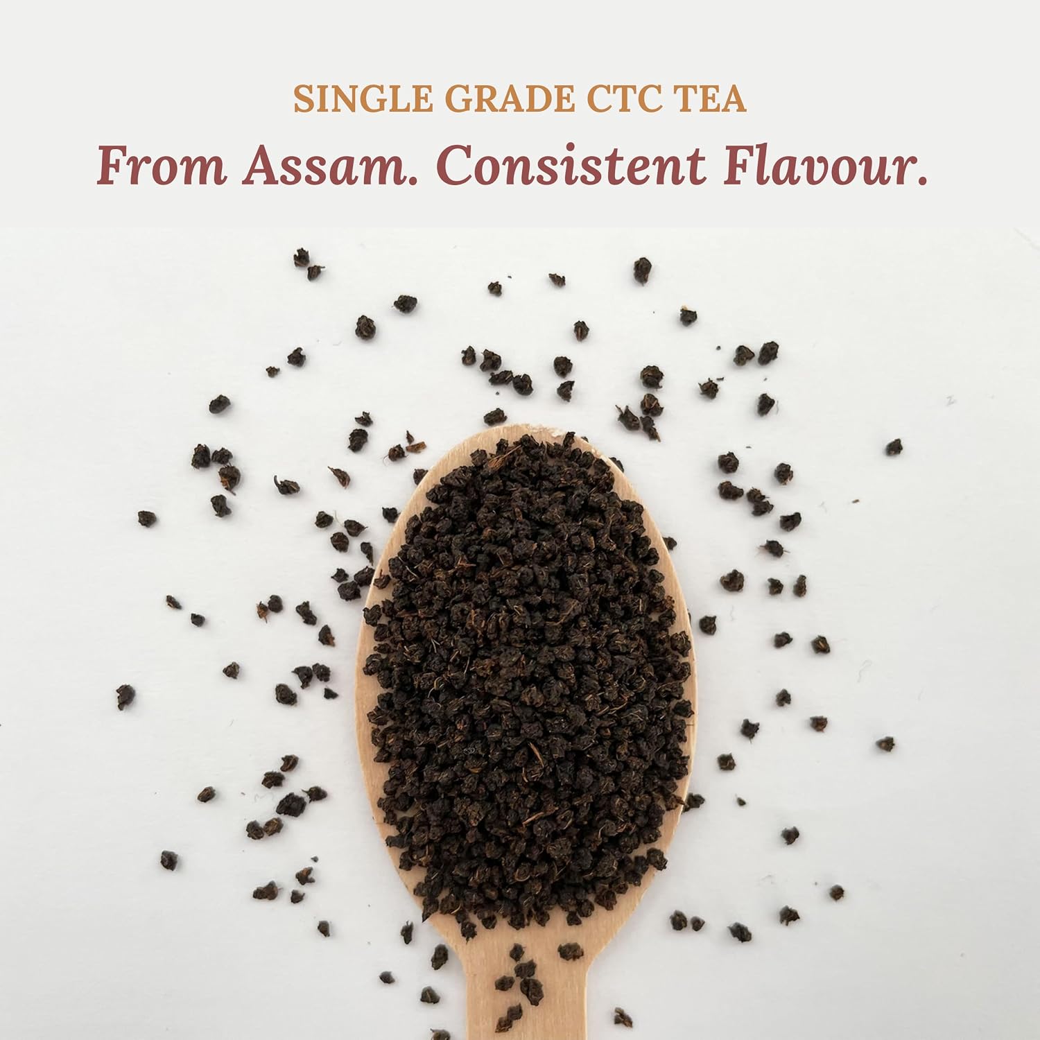 BLUEBUD Tea | Premium Assam Chai 500g | Second Flush Seasonal Tea | Single Grade CTC | Loose Factory Chai Patti | Flavourful & Tasty - View 5 of 6
