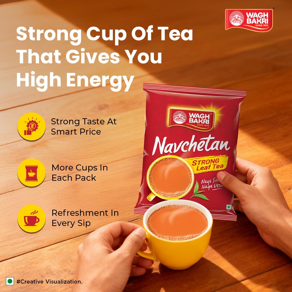 Navchetan Danedar Tea, 1Kg, Black Tea, Loose Leaves - View 4 of 6