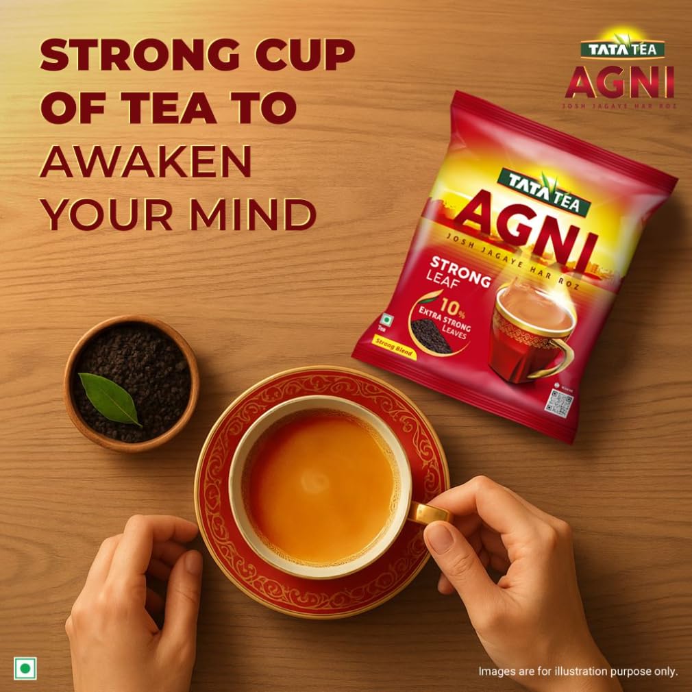 Tata Tea Agni | Strong chai With 10% Extra Strong Leaves | Black Tea | 250g - View 2 of 5
