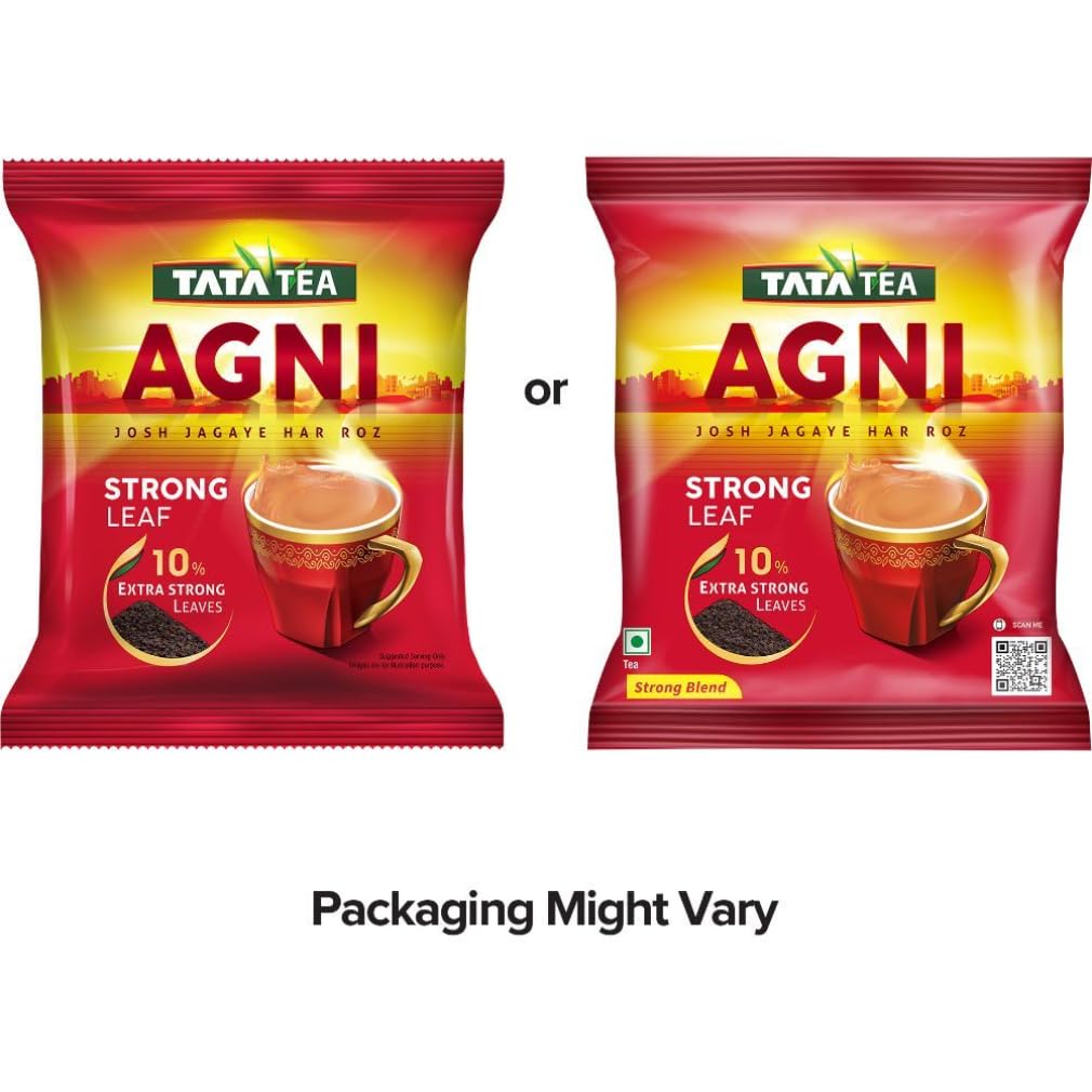 Tata Tea Agni | Strong chai With 10% Extra Strong Leaves | Black Tea | 250g - View 5 of 5
