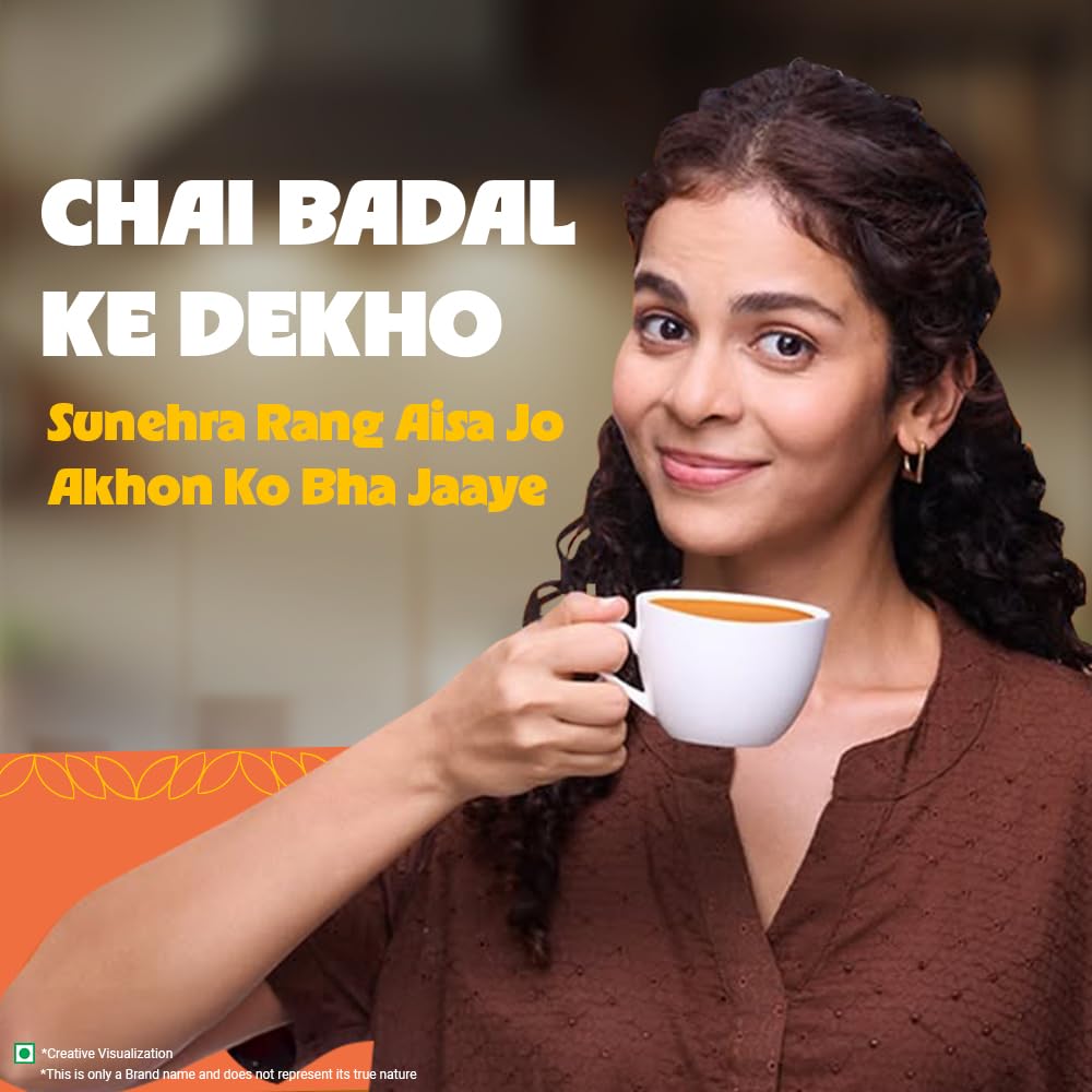 Wagh Bakri Premium Tea | Black | Assam Blend | Kadak Chai | Aromatic Chai Patti | Rich & Bold Flavour | Lingering Taste & Kesari Golden Hue | Loose Leaf Tea | 500 g - View 3 of 7