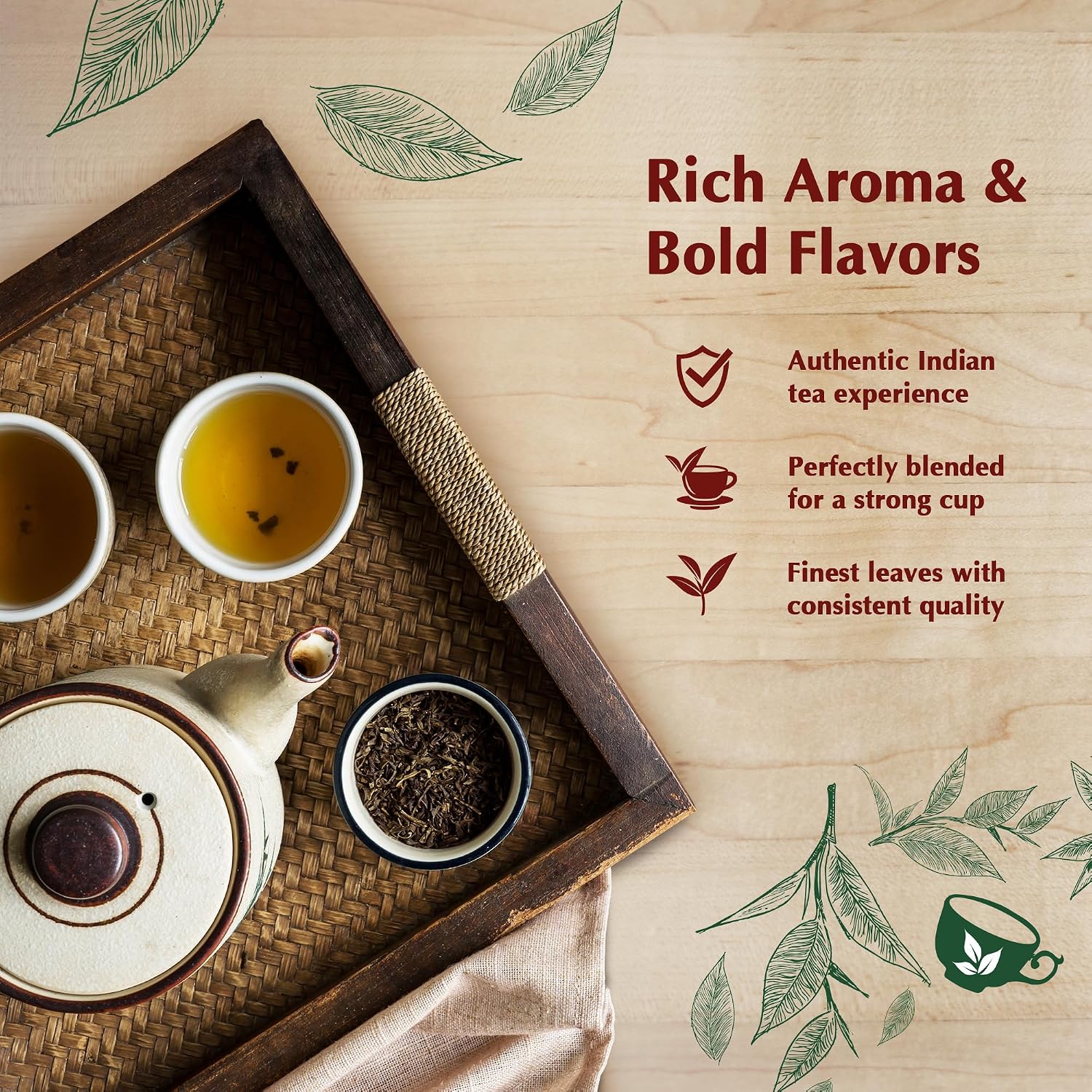 Amazon Brand - Vedaka Gold Tea | 500 g | Rich & Aromatic Chai | Black Tea | No Added Preservatives - View 5 of 5