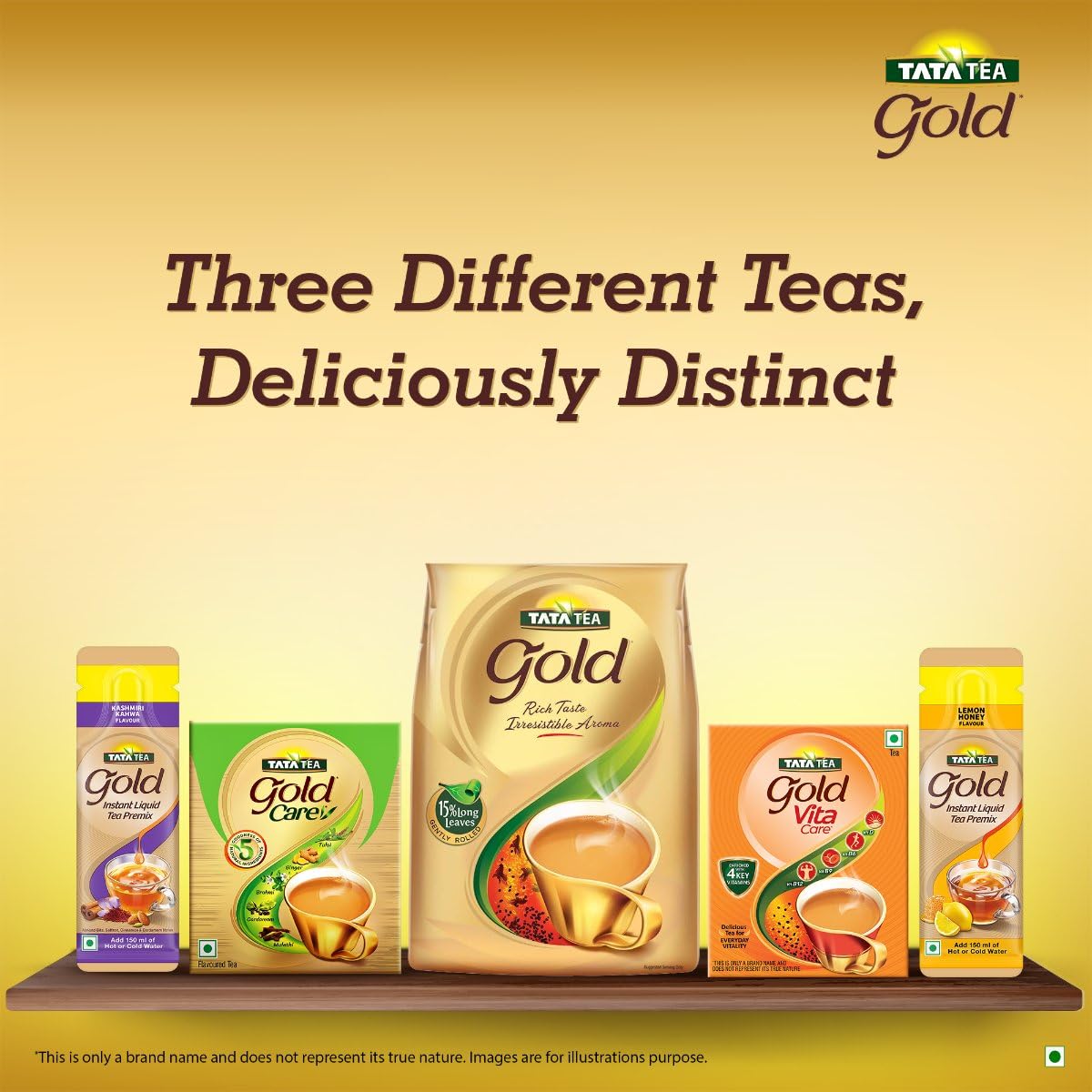 Tata Tea Gold 500 gram, Premium Assam teas with Gently Rolled Aromatic Long Leaves, Rich & Aromatic Chai, Black Tea - View 2 of 5