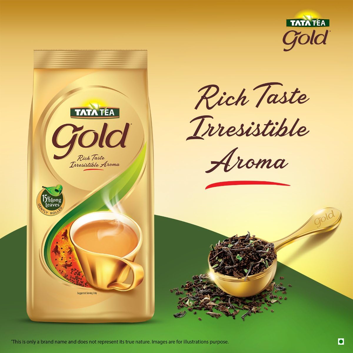 Tata Tea Gold 500 gram, Premium Assam teas with Gently Rolled Aromatic Long Leaves, Rich & Aromatic Chai, Black Tea - View 5 of 5