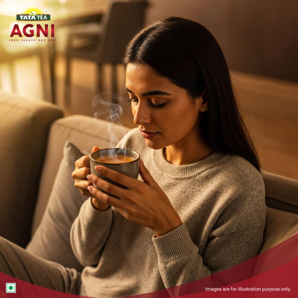 TATA TEA AGNI , Strong Chai With 10% Extra Strong Leaves, Black Tea,500 Gram - View 4 of 6