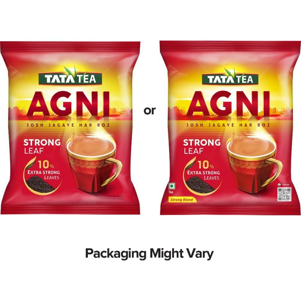 TATA TEA AGNI , Strong Chai With 10% Extra Strong Leaves, Black Tea,500 Gram - View 6 of 6