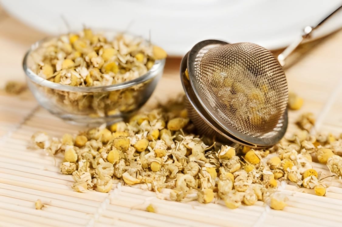 Tea Culture of the World, Pure Chamomile Flower | Caffeine Free Herbal | Good Sleep, Stress Relief, Bedtime Tea | 100% Natural Chamomile Flower Tea Leaves - 50g - View 2 of 5