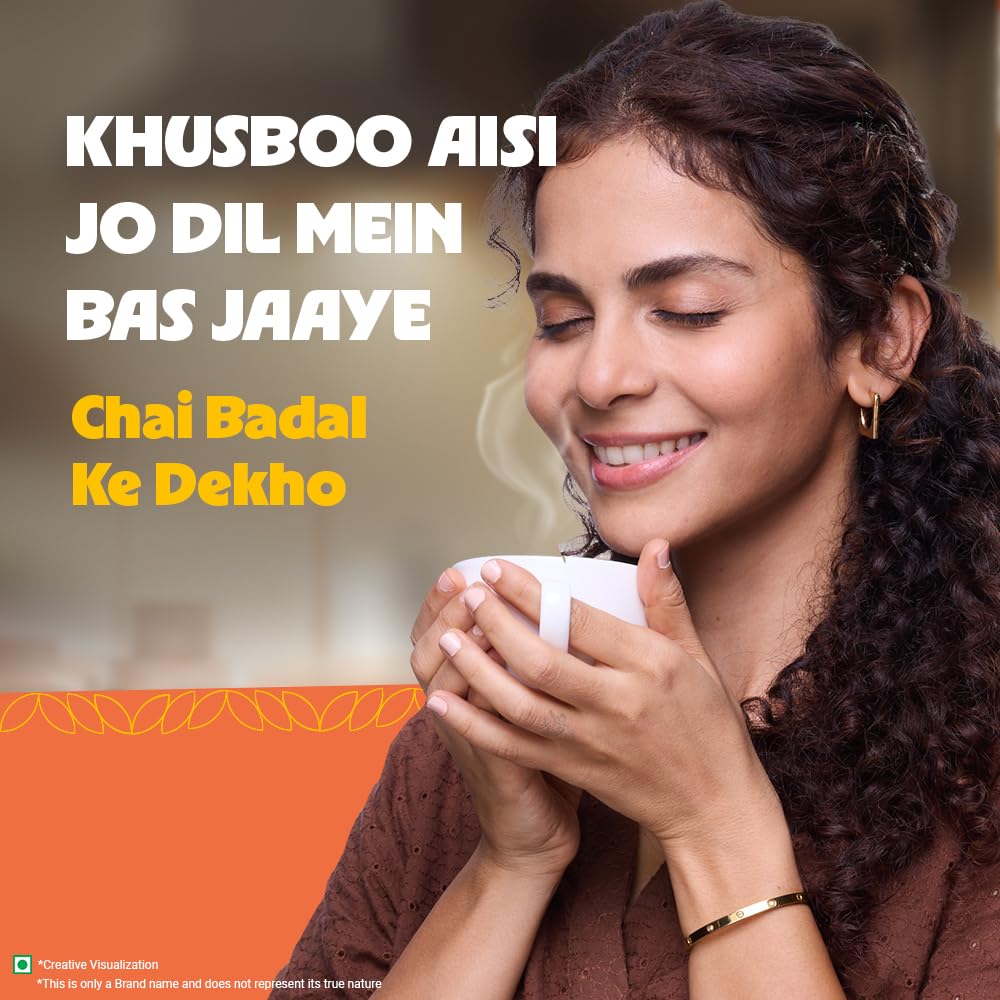 Wagh Bakri Premium Tea | Black | Assam Blend | Kadak Chai | Aromatic Chai Patti | Rich & Bold Flavour | Lingering Taste & Kesari Golden Hue | Loose Leaf Tea | 250 g - View 2 of 5