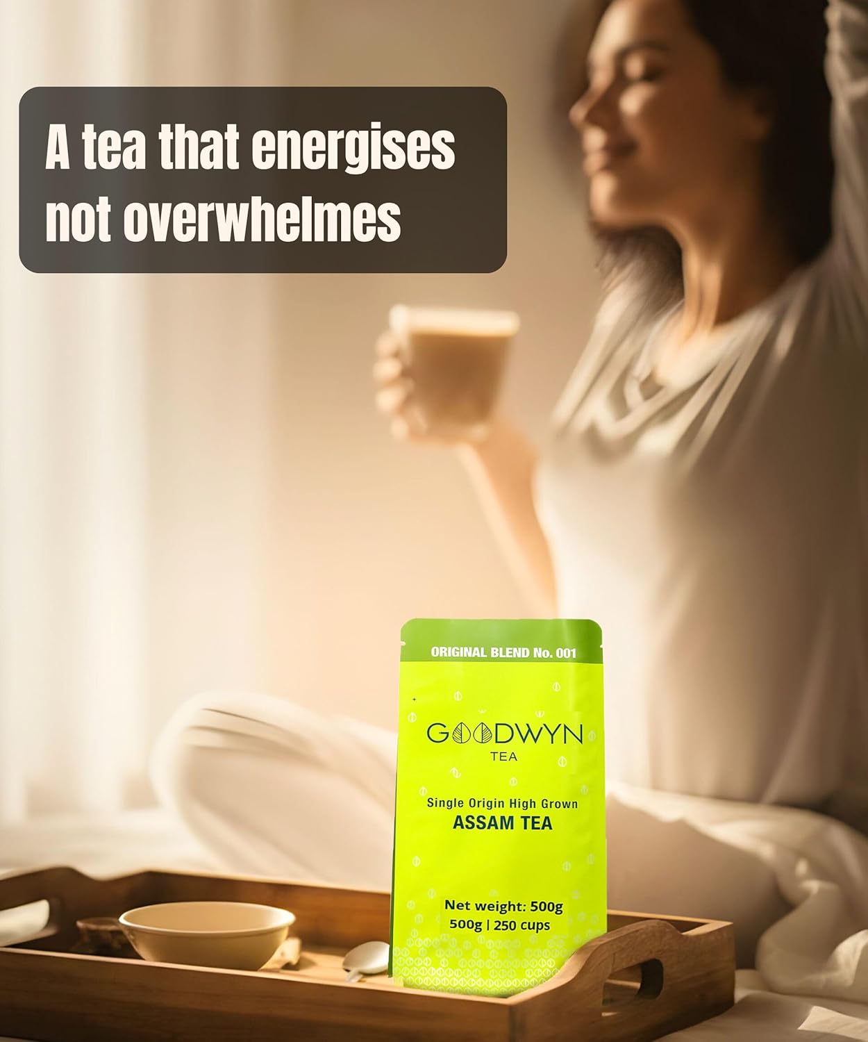 Goodwyn Assam CTC 500g – Makes 250 Cups | Pure & Strong Kadak Chai Patti | Rich Aroma & Flavour | Ideal for Milk & Black Tea | Export Quality from Own Tea Estate - View 4 of 6