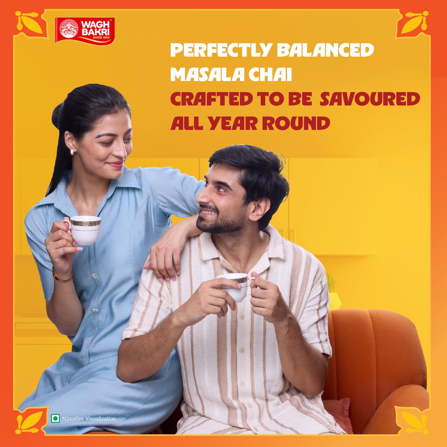 Wagh Bakri Premium Spiced Tea | With 7 Refreshing Spices |250 Gram, Black Tea - View 2 of 6