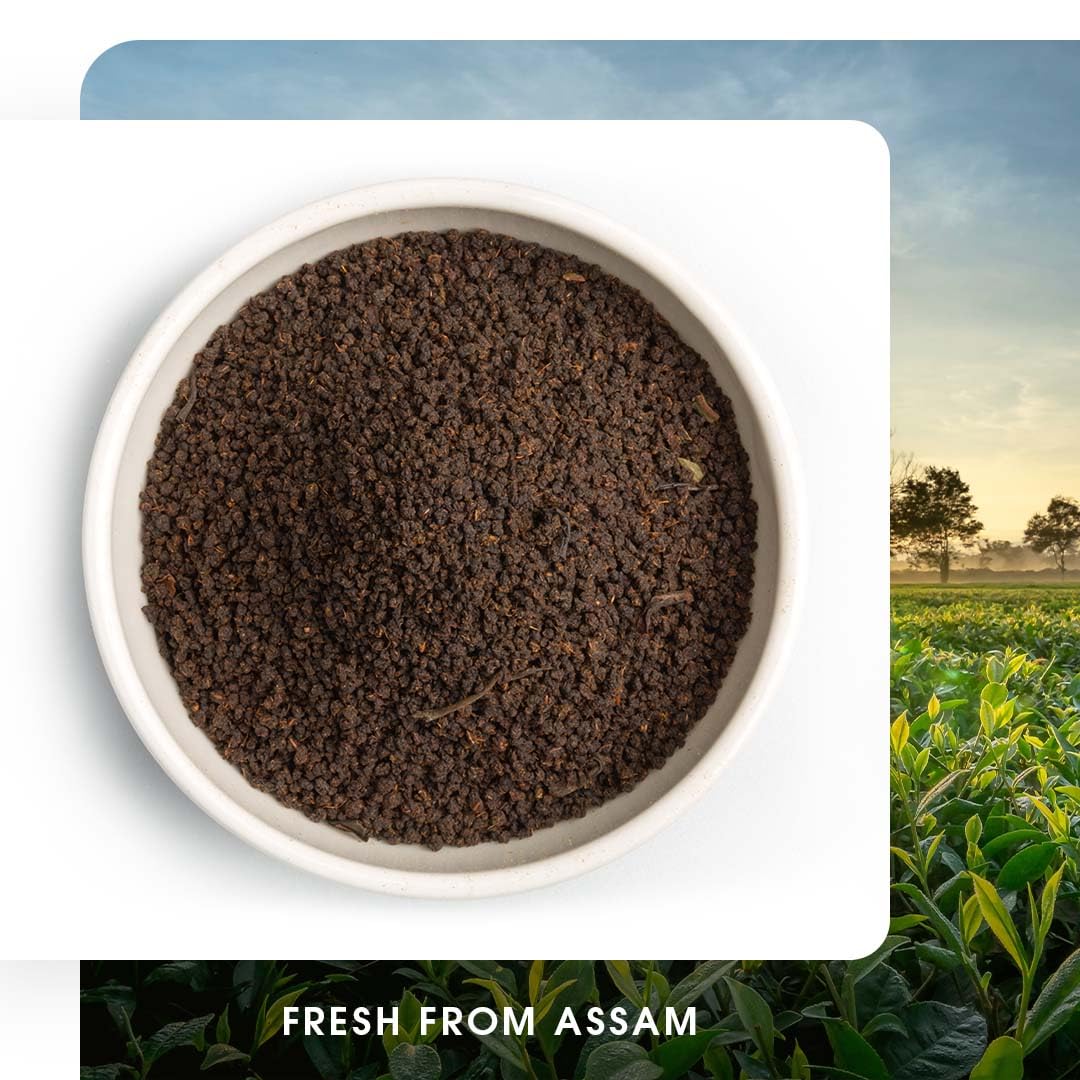 Teabox Premium Kadak Chai Vacuum Sealed Pack for Freshness | Sourced From The Estates Of Assam & Dooars | Strong and Premium Chai Black Tea 250G - View 4 of 5