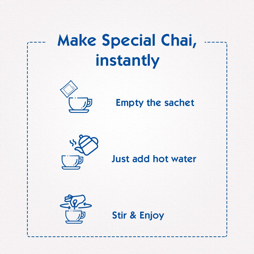 Society One Minute Tea | Pack of 24 | Travel Pack | Masala Tea | 336 g | Strong blend | Made with Indian spices | Pack of 1 - View 2 of 5