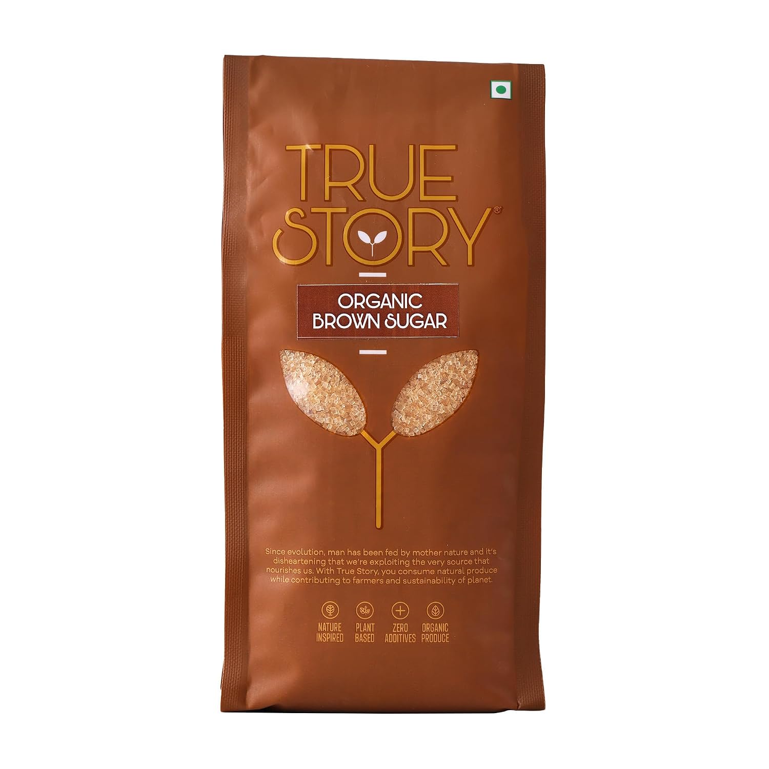 True Story Organic Brown Sugar | 500 grams | Pure, Unrefined, Chemical-Free | 100% Certified Organic | Best for Baking, Tea, and Coffee - View 3 of 4