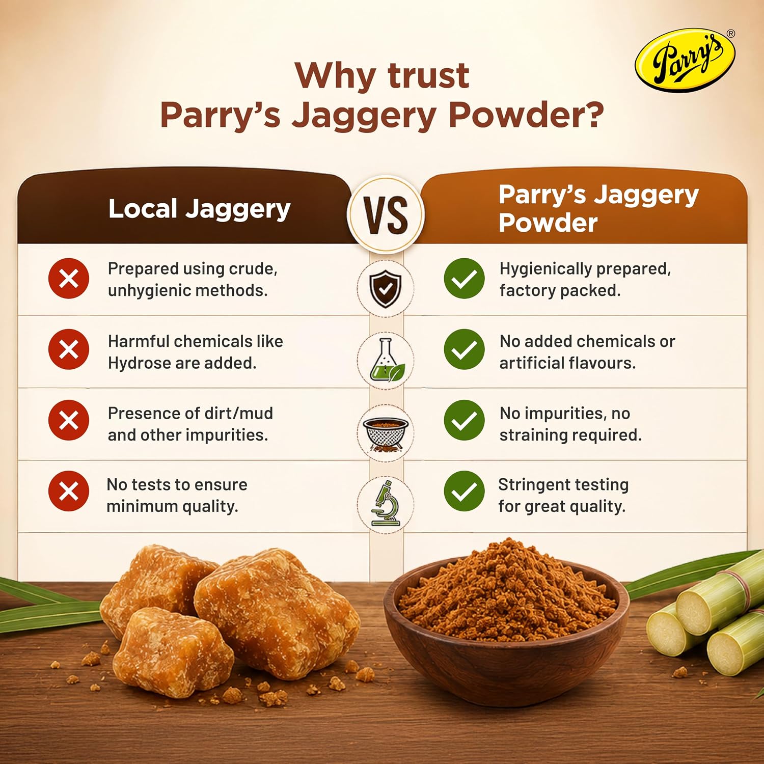 Parry's Jaggery Powder, 500 g - View 3 of 5