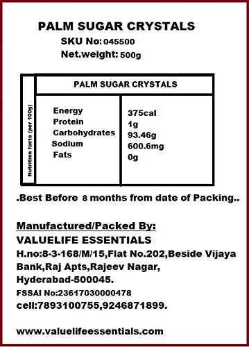 Value Life Palm Sugar Crystals 490g - View 3 of 3