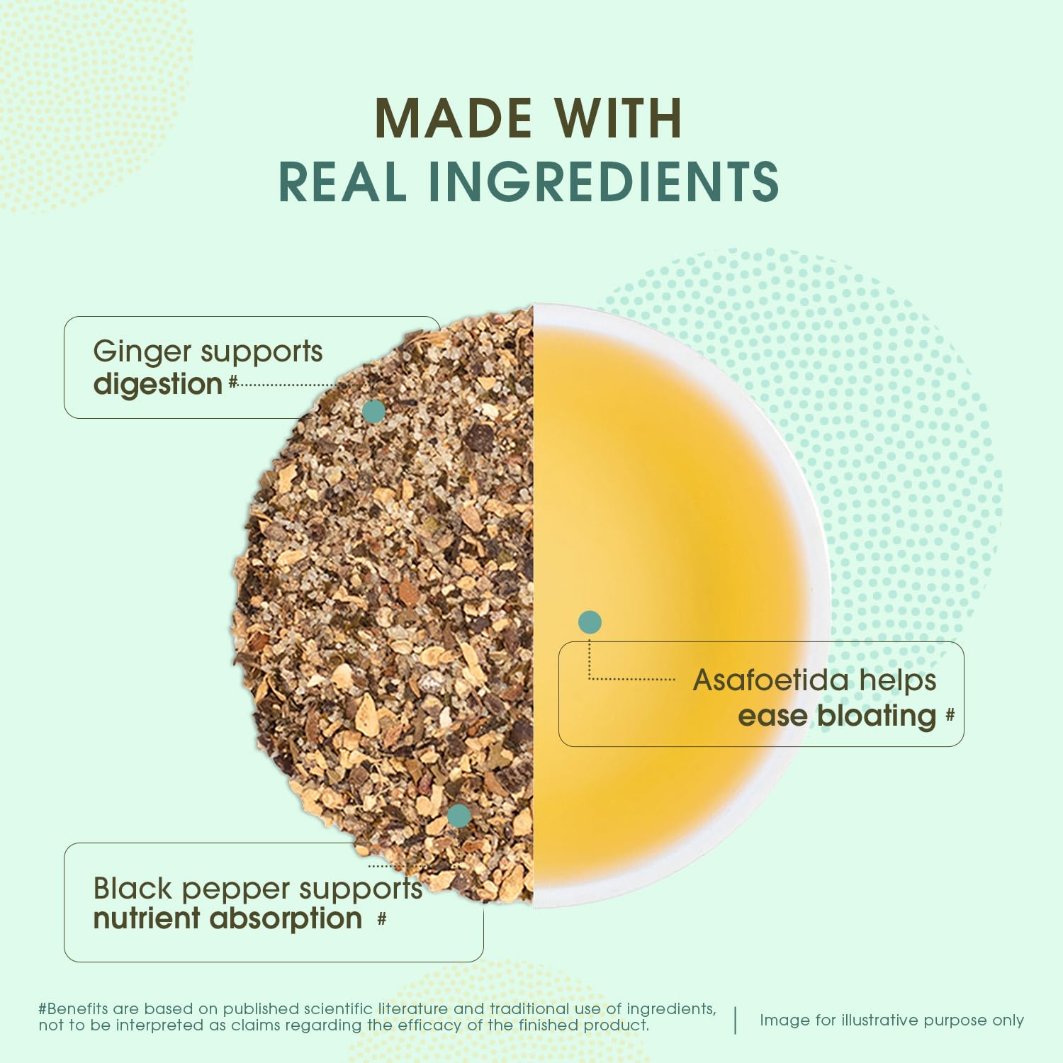Teabox Detox Kahwa Herbal Tea | 25 Biodegradable Teabags | 8 Natural Ingredients | Supports Body Detox & Healthy Digestion | 0% Bitterness | Caffeine-Free Wellness Brew - View 6 of 6