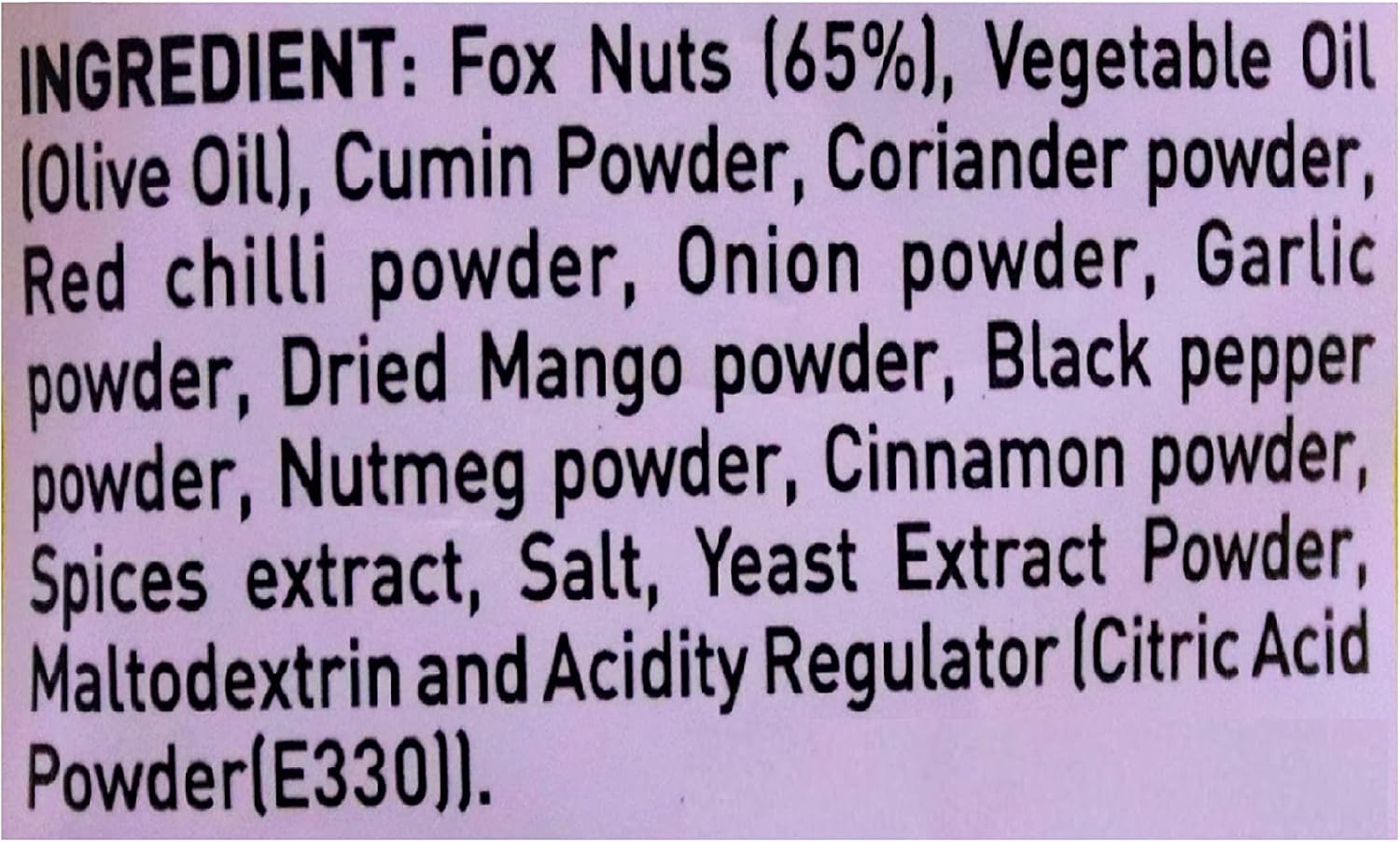 Haldiram's Magic Makhana Roasted Foxnuts Mast Masala 30g - View 3 of 4