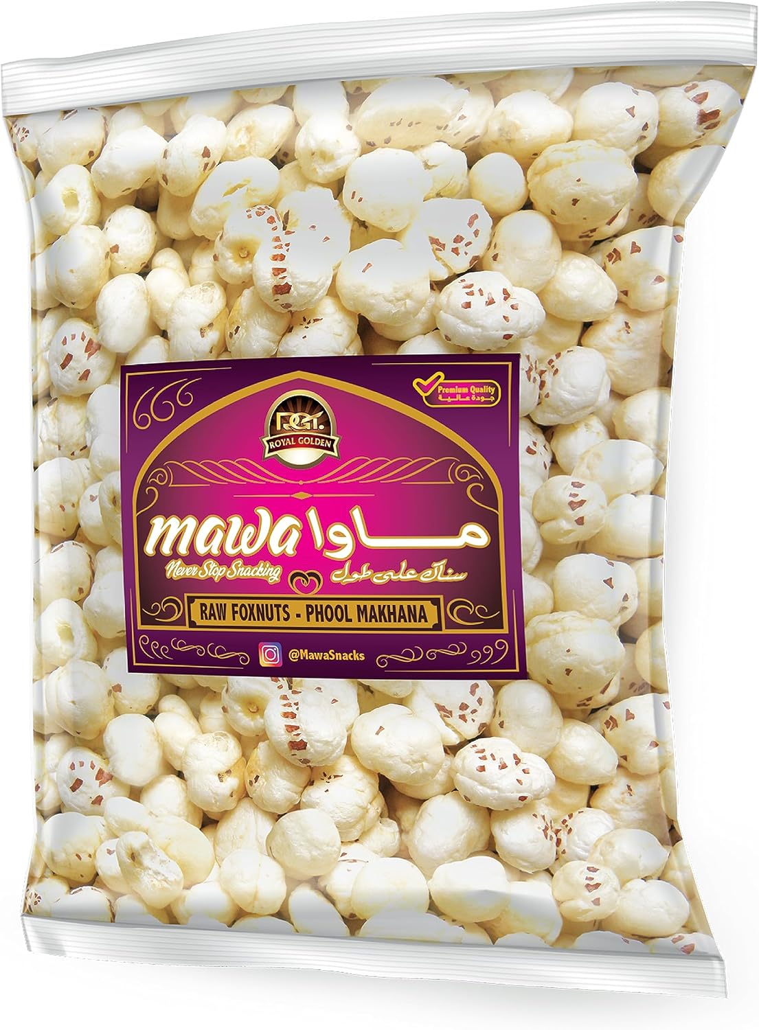 Mawa Raw Foxnuts - Phool Makhana 500g | Lotus Seeds | Wholesome and Nutrient-Rich | High Fiber | Keto Friendly - View 4 of 6