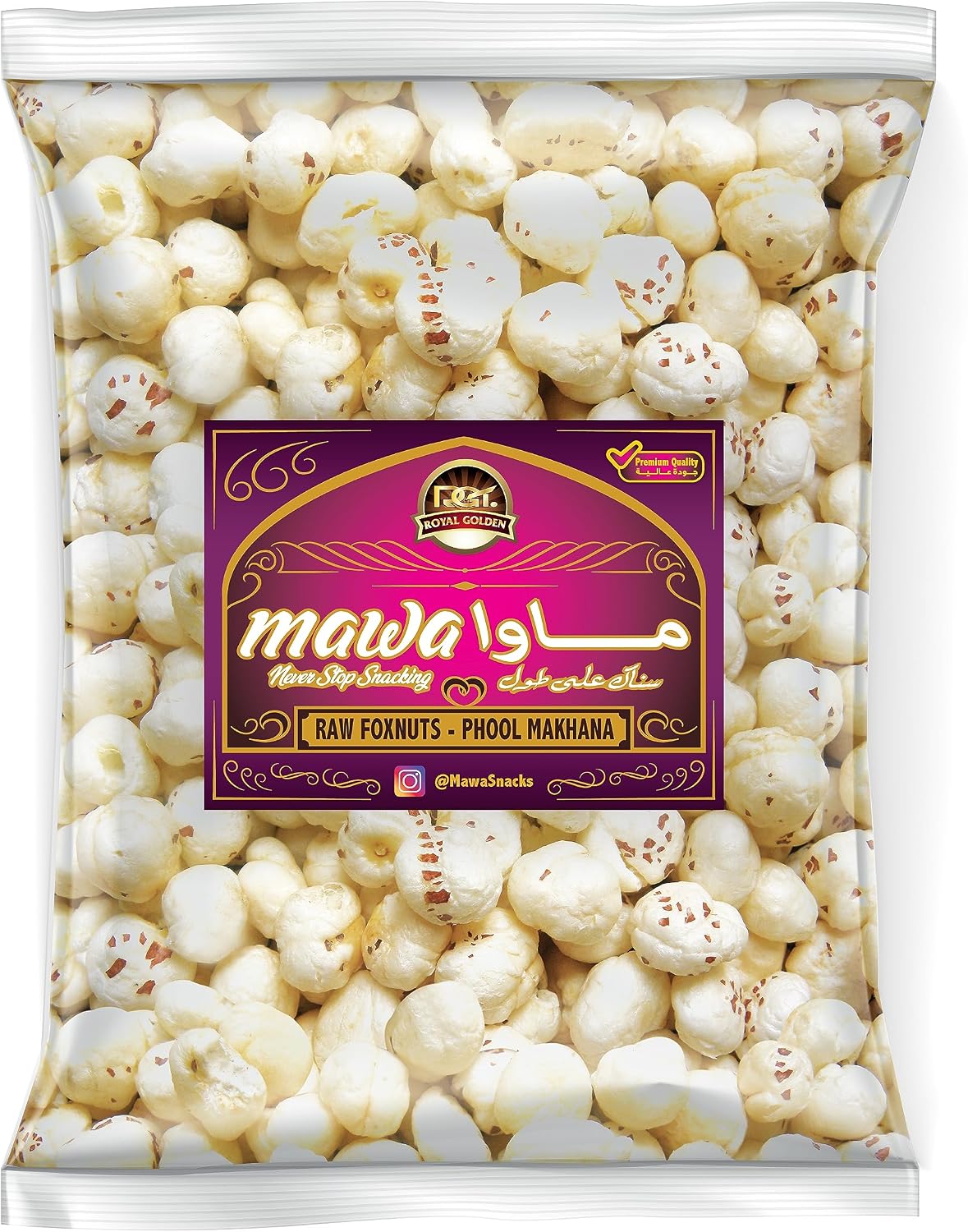 Mawa Raw Foxnuts - Phool Makhana 500g | Lotus Seeds | Wholesome and Nutrient-Rich | High Fiber | Keto Friendly - View 5 of 6