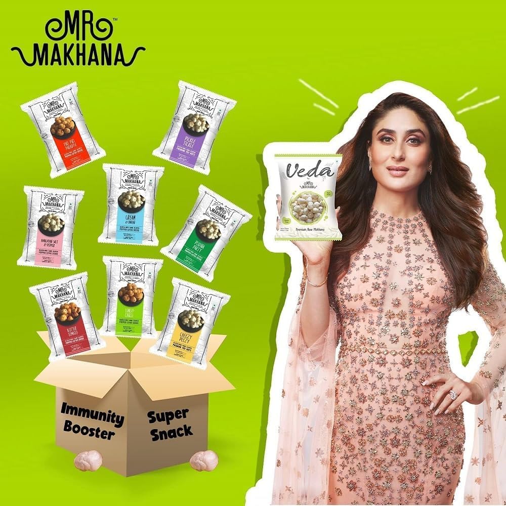 Mr Makhana Black Salt 75g I Gluten-free I MSG Free I Healthy Snacks I Roasted in Olive Oil I Zero Trans Fat I Rich Calcium I Roasted Makhana & Foxnuts - View 5 of 6