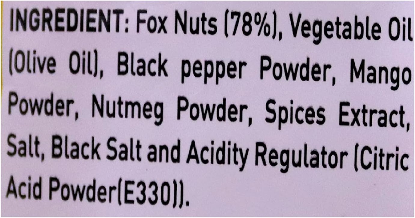 Haldiram's Magic Makhana Roasted Foxnuts Salt and Pepper Snack 30g - View 3 of 3