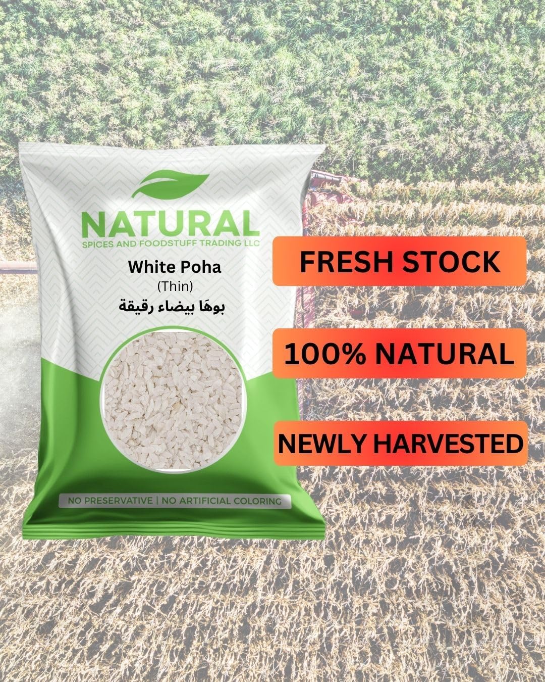 Natural Fresh Poha White Thin 500g - View 3 of 4