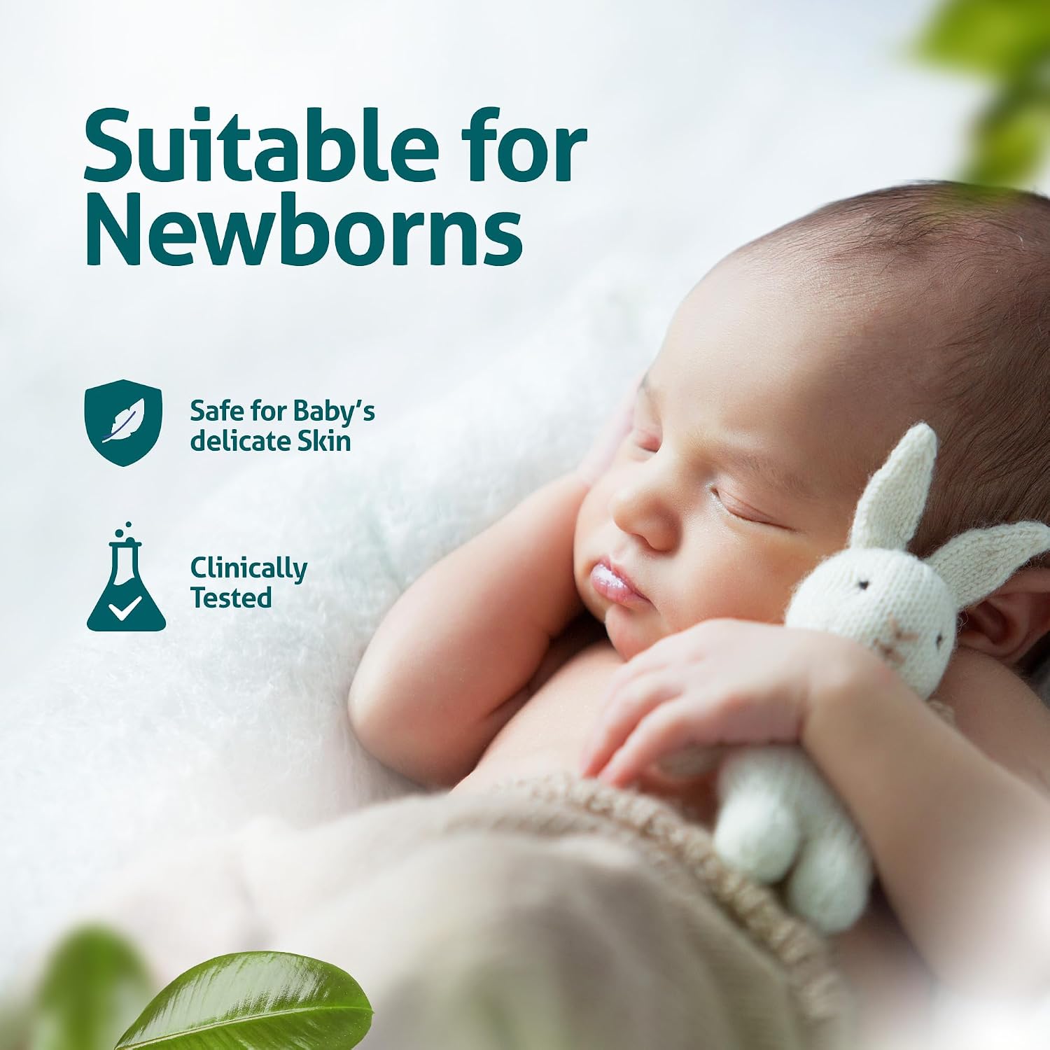 Himalaya Moisturizing 2-in-1 Baby Shampoo Tear-Free|pH 5.5|95% Natural Origin Ingredients|Olive & Almond Oil|Free from Sulphates, Parabens, Alcohol & Synthetic Colours|Safe for Newborns|Pump 800ml - View 2 of 5