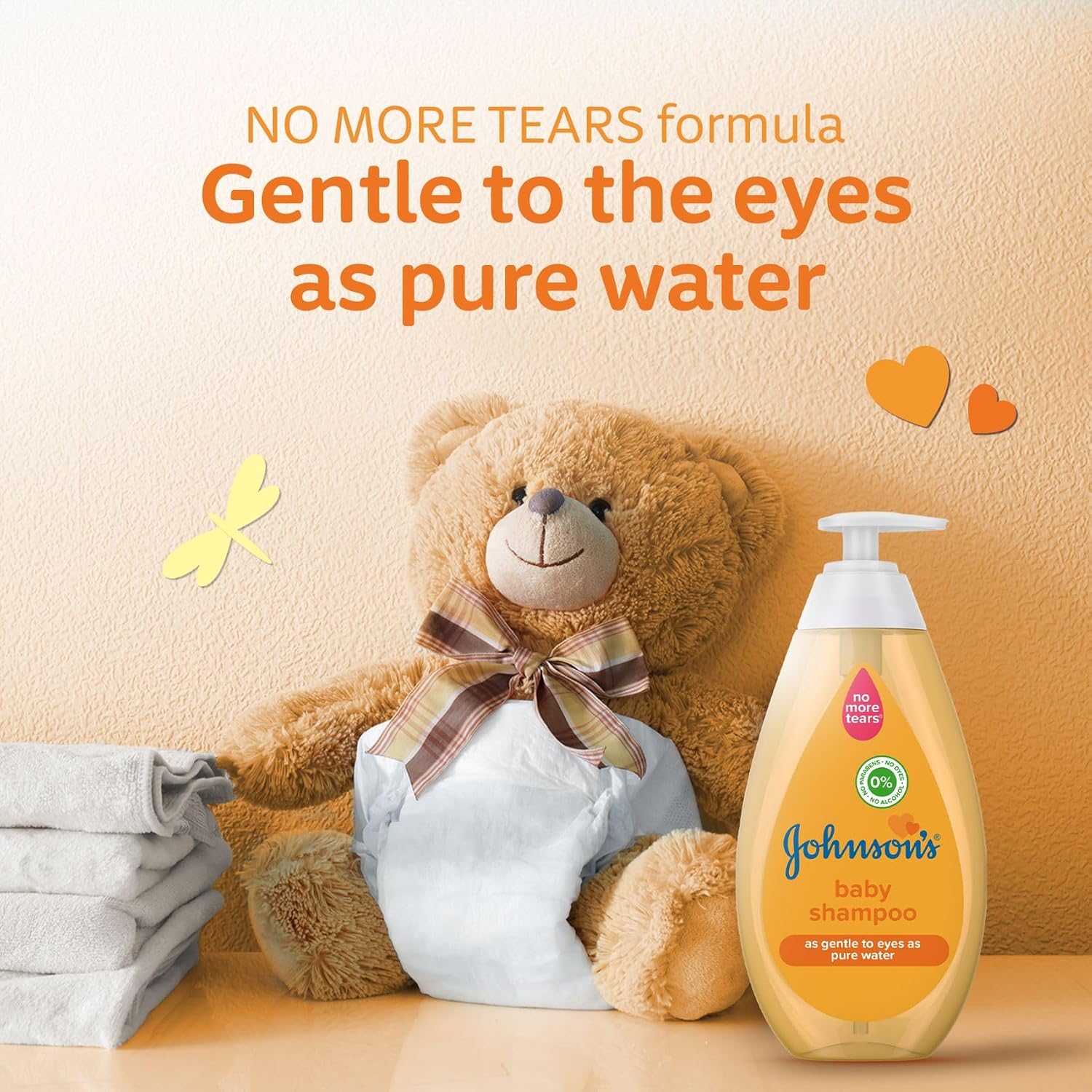 Johnson's Baby Shampoo No More Tears Gentle Daily Hair Cleanser 750ml - View 5 of 5