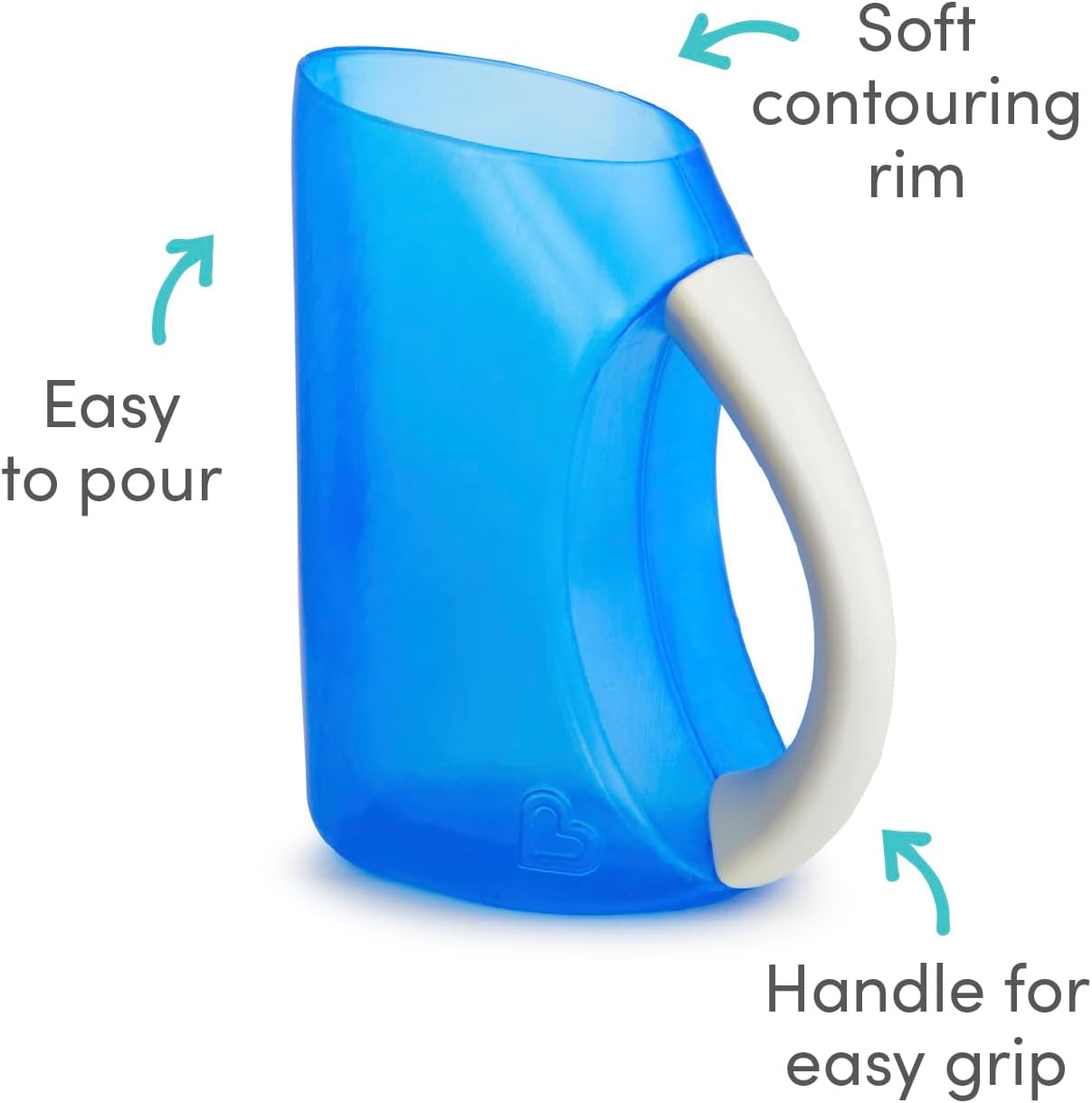 Munchkin Rinse Shampoo Rinser, helps cleans the hair after shampoo, mild for the little head and eyes, controlled flow, infant/baby/toddler/kid, 6 months and above, Blue - View 4 of 4