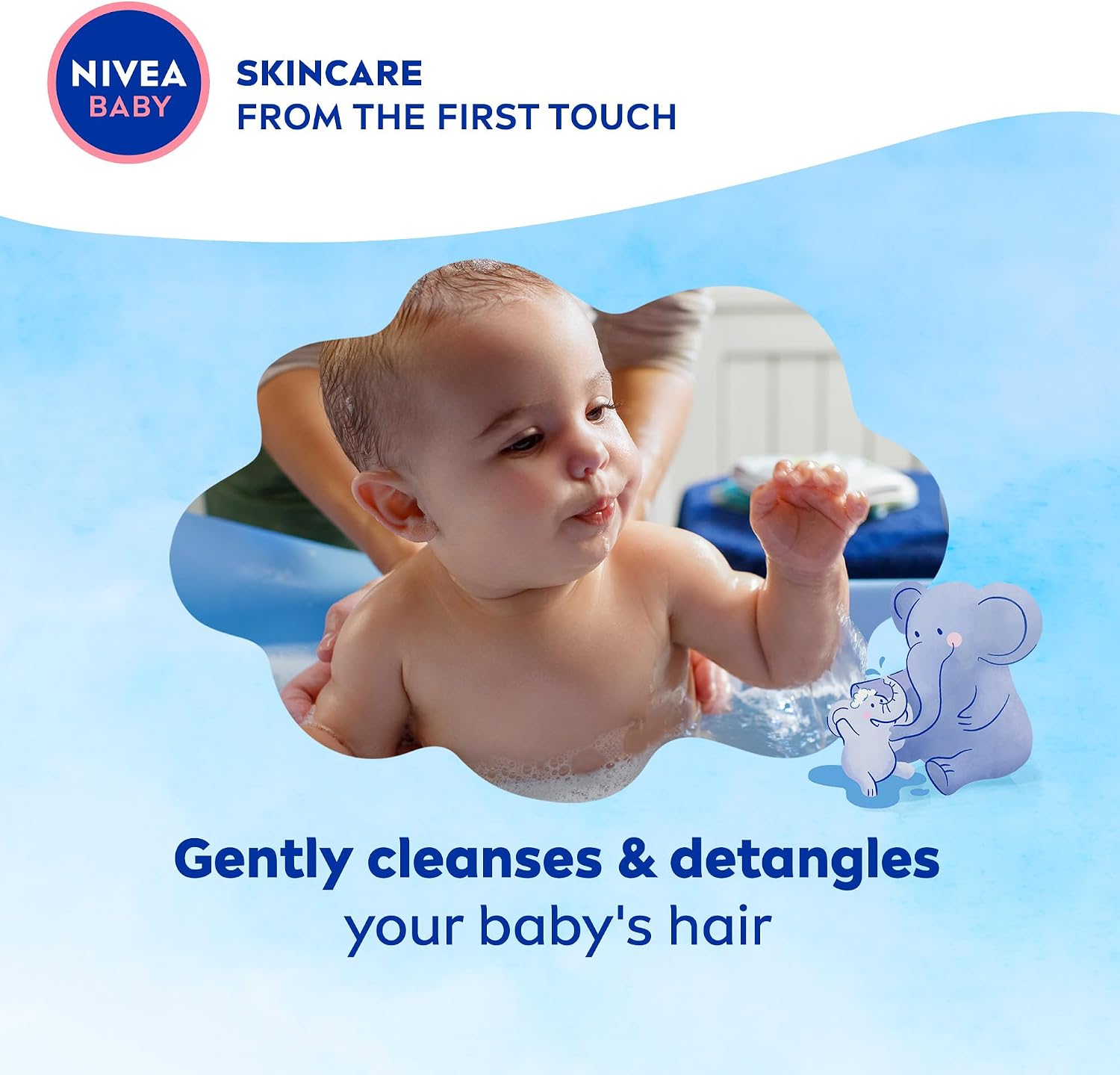 NIVEA Baby Bath Shampoo, Pure & Mild with Camomile Extract, 500ml - View 5 of 5