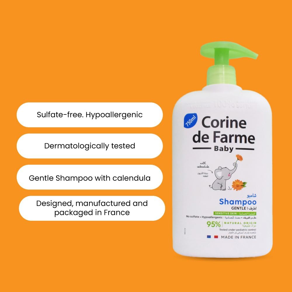 Corine de Farme Baby Shampoo Sulfate Free, 750Ml ' Units Assorted - View 2 of 4
