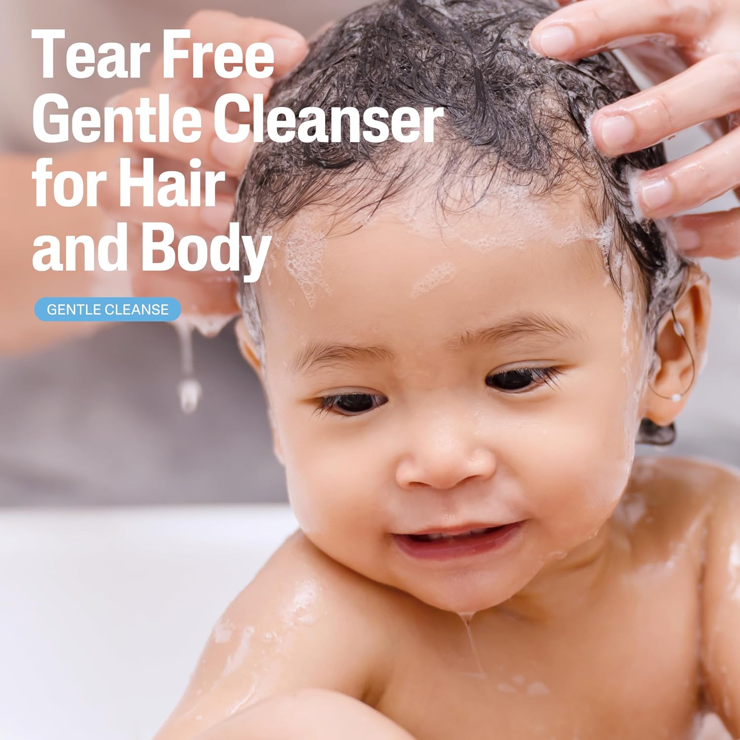Cetaphil Baby Gentle Wash & Shampoo | Foaming Hair, Face & Body Wash | Sensitive Skin | Unscented | Paraben, Mineral oil and Colorants Free | Glycerin & Vit B5 | 300ml | Dermatologist Tested - View 3 of 5