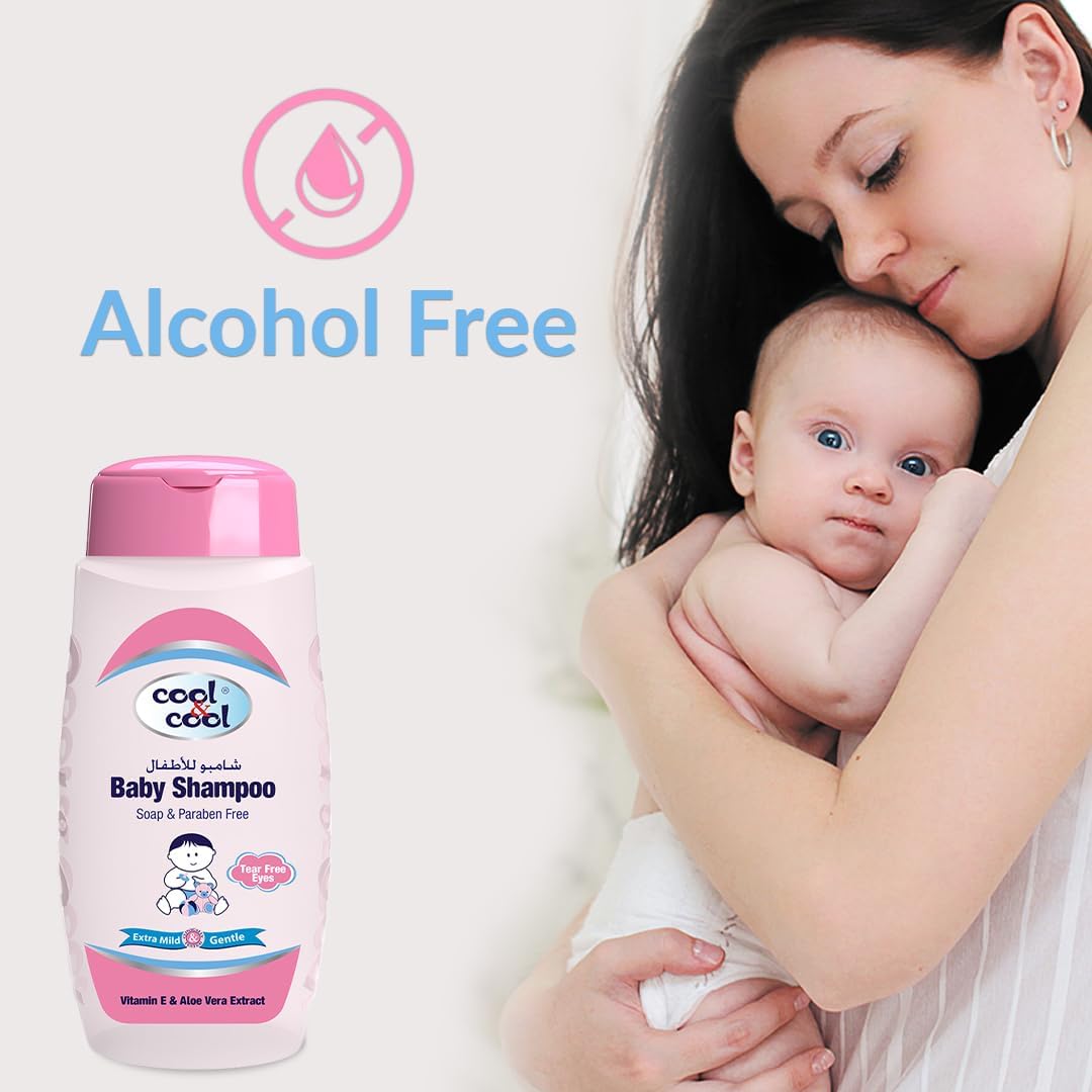 Cool & Cool Baby Shampoo 60Ml - Tear Free,Alcohol Free,Paraben-Free,Dye Free,Chamomile & Vitamin-E With Extra Mild Formula - View 3 of 6