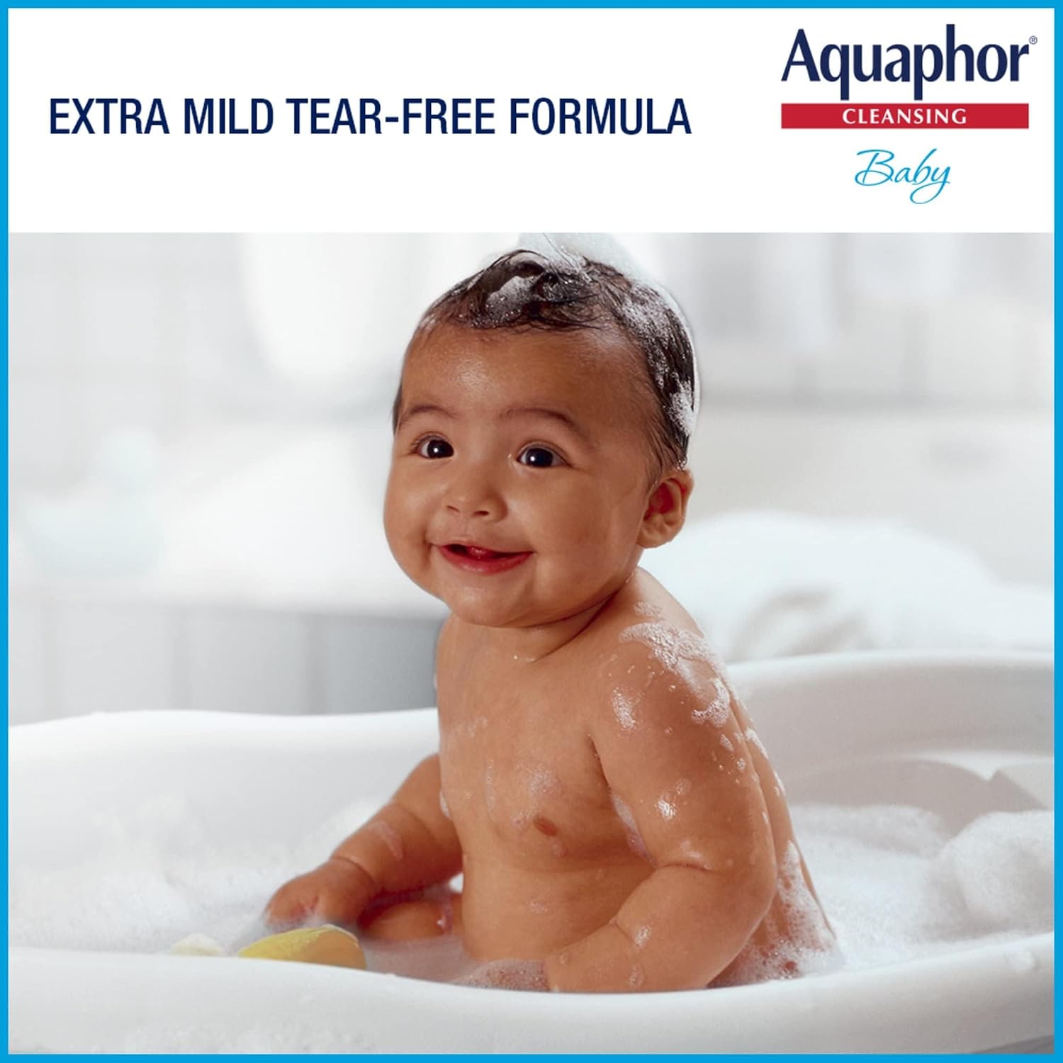 Aquaphor Baby Wash and Shampoo - Mild, Tear-Free 2-in-1 Solution for Baby’s Sensitive Skin - 16.9 fl. oz. | Tear Free Shampoo and Body Wash for Baby, Gently Cleanses, Non-Drying and Fragrance Free, Pediatrician Recommended Brand - View 3 of 4