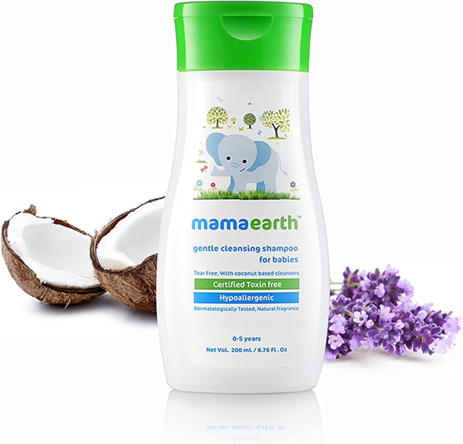 Mamaearth Gentle Cleansing Baby Shampoo | With Aloe Vera, Coconut, Calendula & Jojoba Oil | Soothes Scalp, Prevents Dryness & Dandruff | Tear-Free, pH Balanced & Dermatologically Tested | 200ml - View 4 of 4