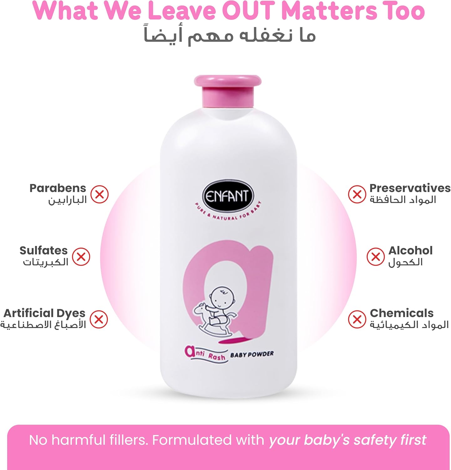ENFANT Anti Rash Baby Powder - Talcum Powder 200G - View 4 of 6