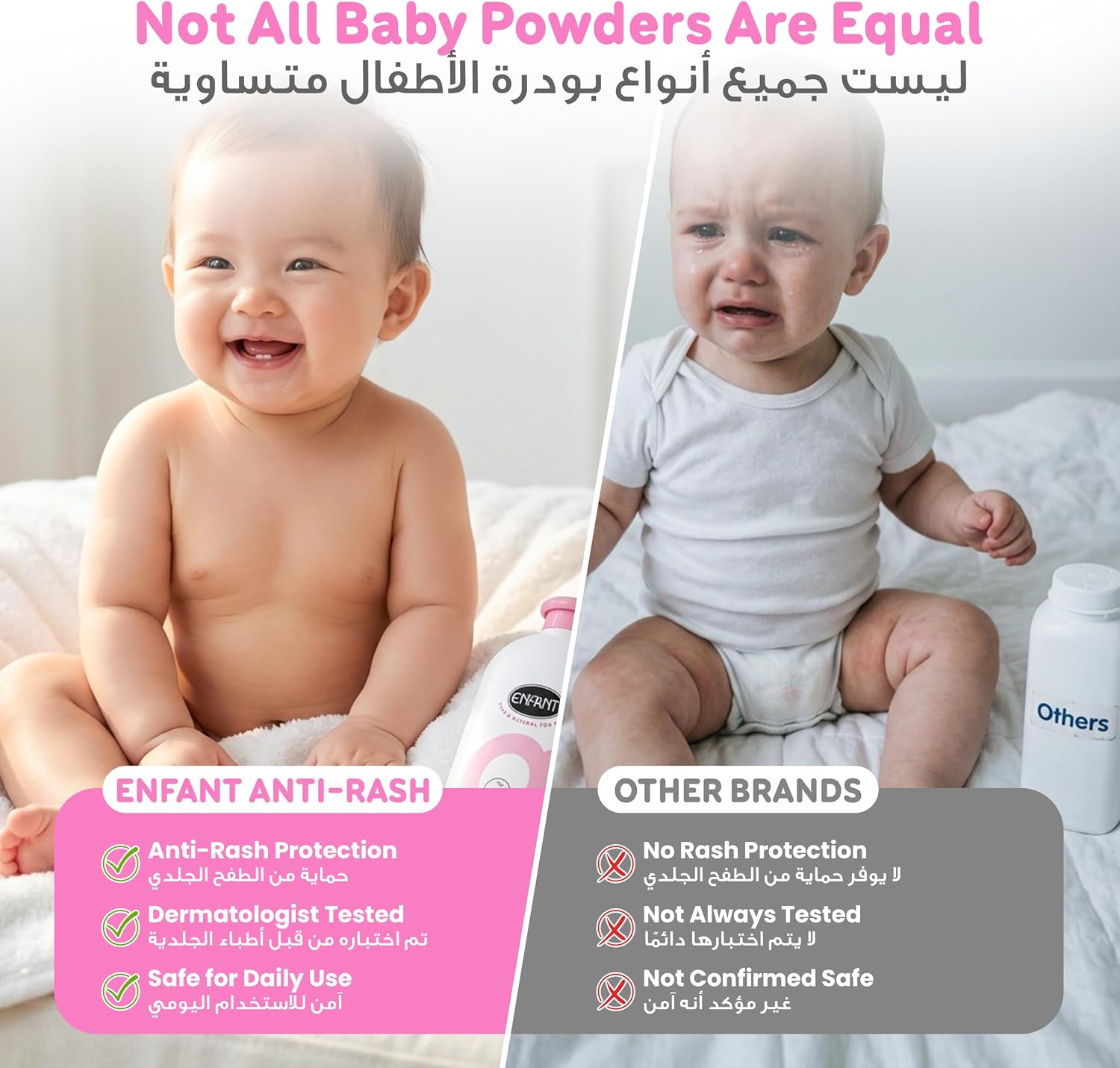 ENFANT Anti Rash Baby Powder - Talcum Powder 200G - View 5 of 6