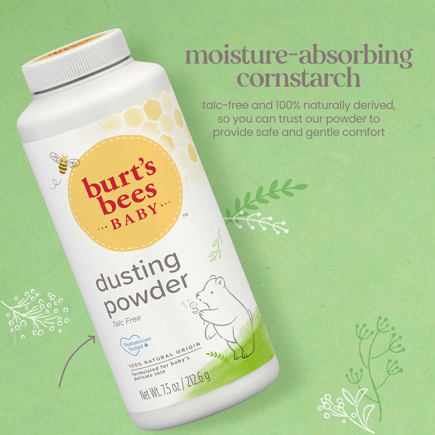 Burt's Bees Baby Bee Dusting Body Powder - 7.5 oz - View 5 of 6