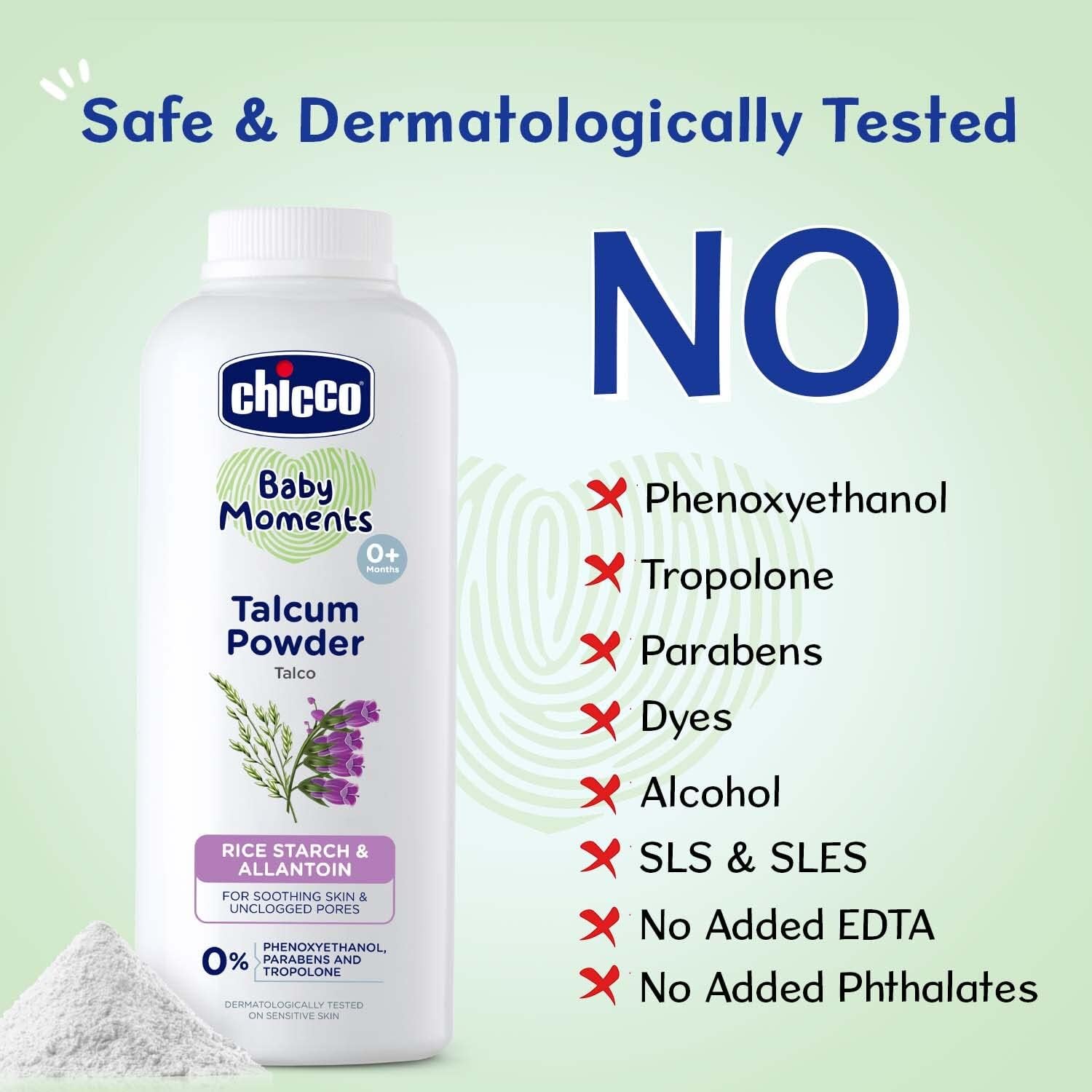 CHICCO BM TALCUM POWDER 150G - View 2 of 6