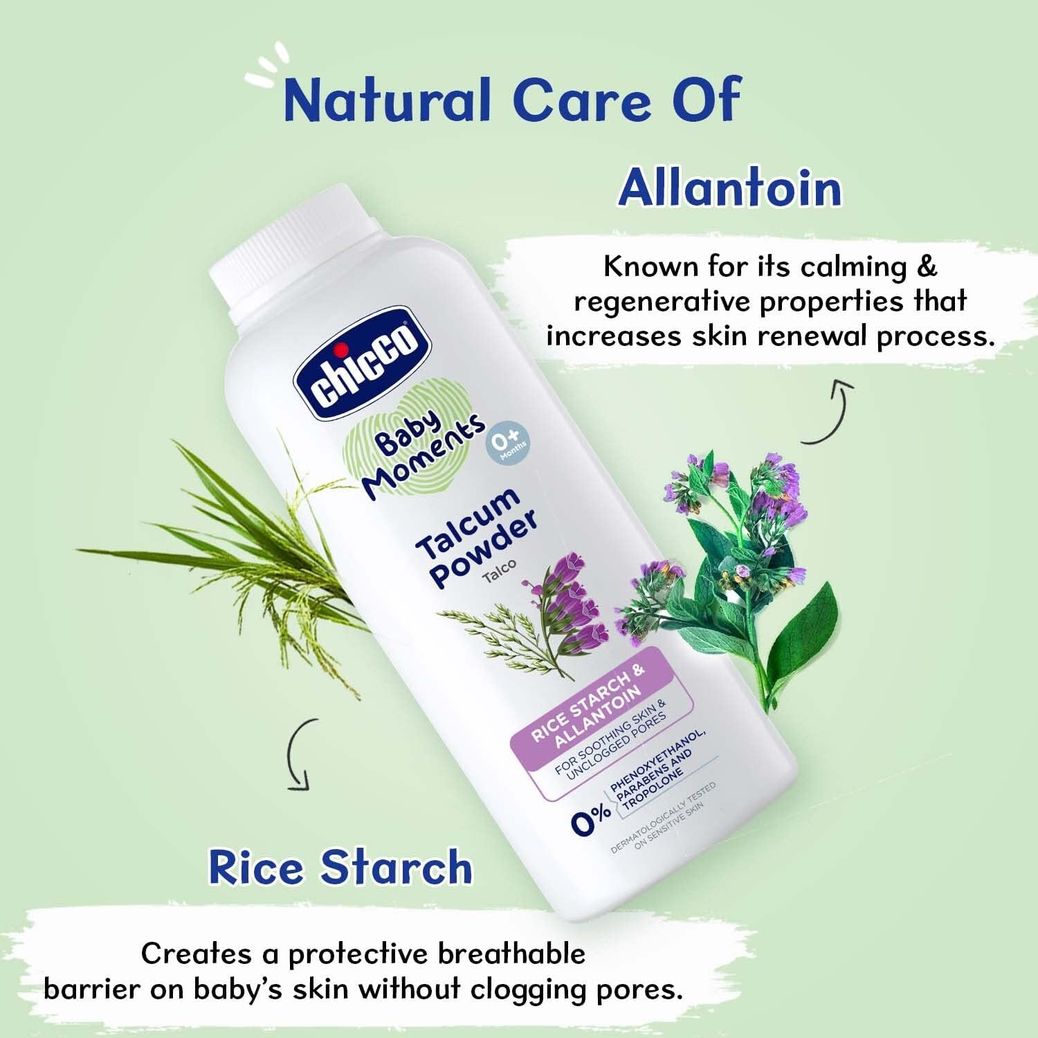 CHICCO BM TALCUM POWDER 150G - View 3 of 6
