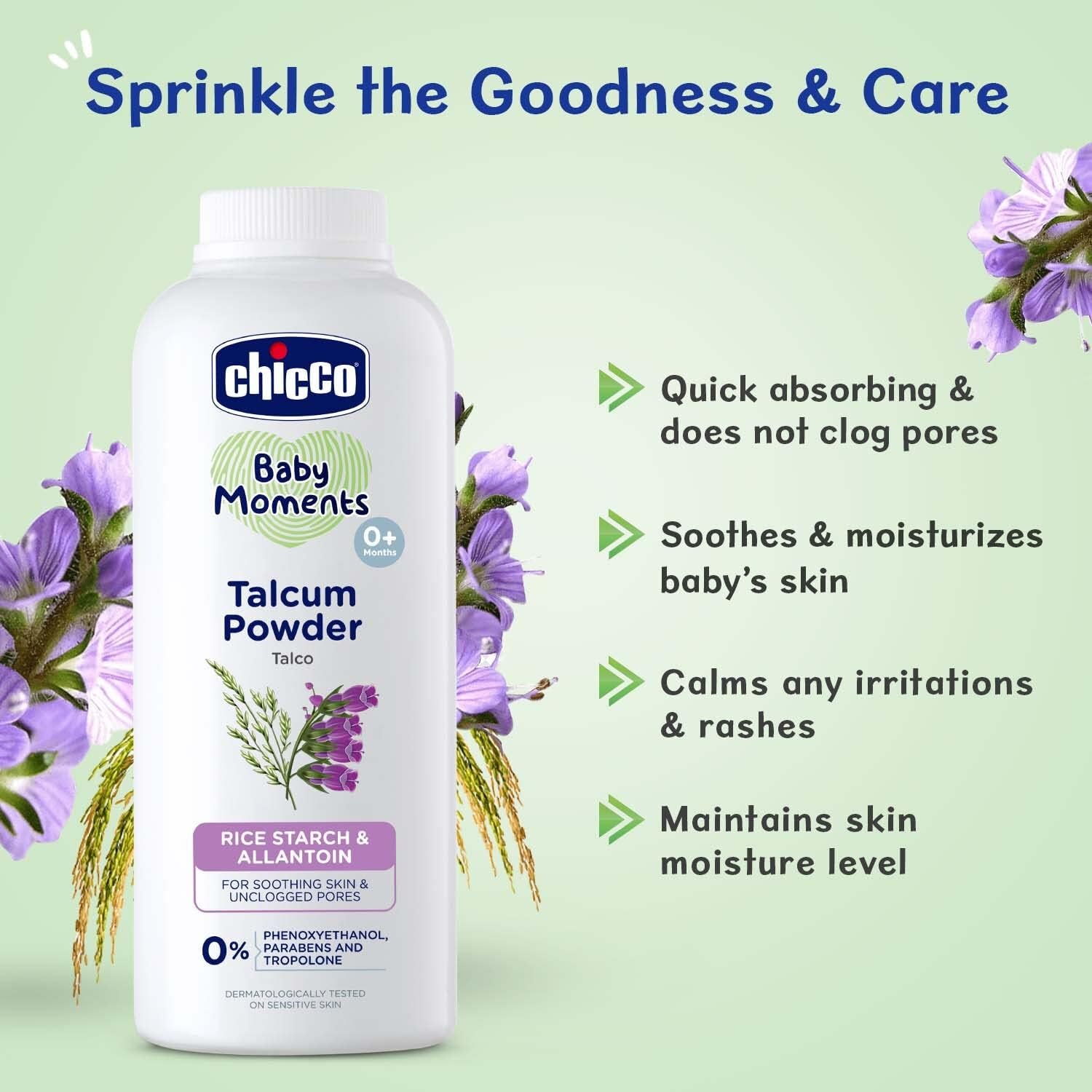 CHICCO BM TALCUM POWDER 150G - View 6 of 6