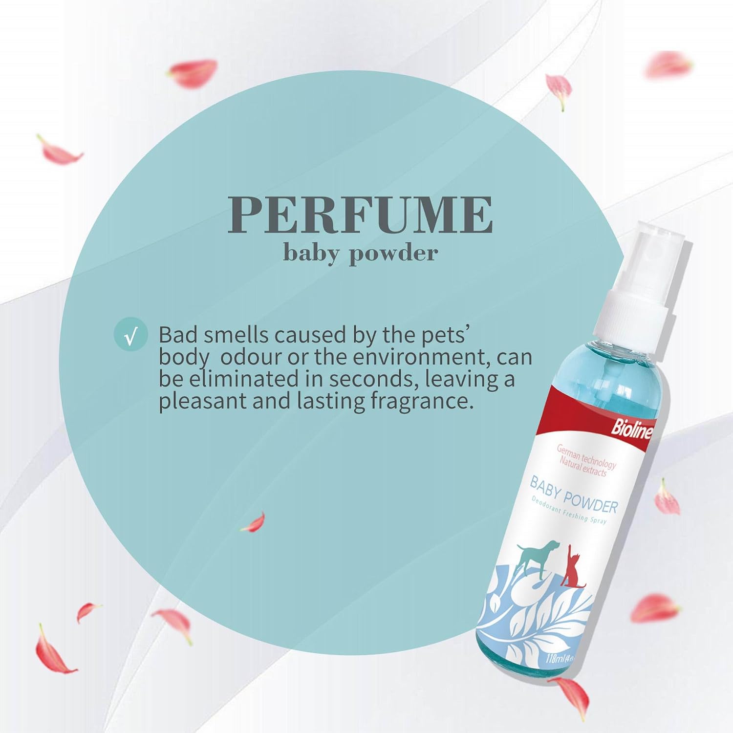 BIOLINE BABY POWDER DEODORANT FRESHING SPRAY 118 ML - View 5 of 5